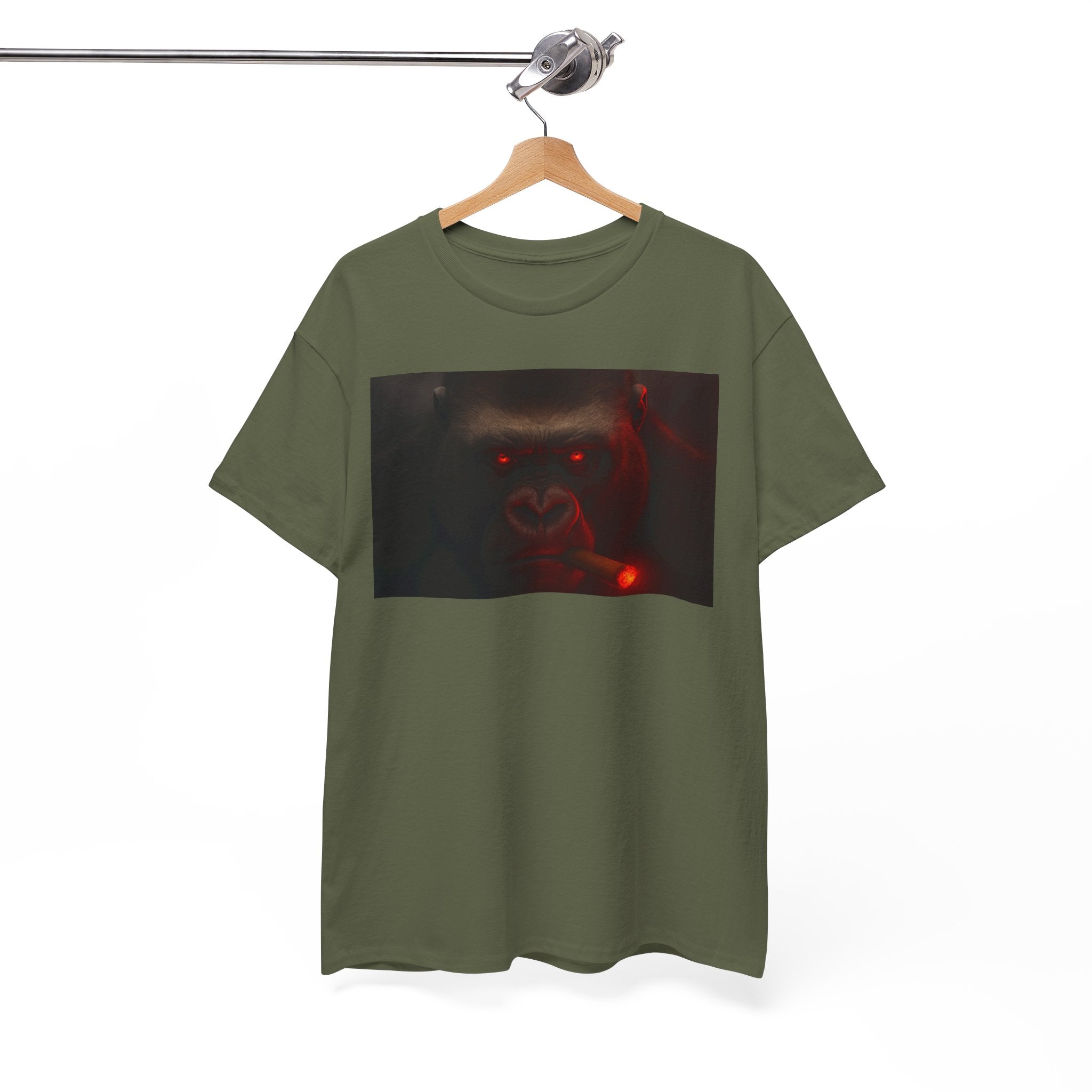 Beast Mode Gorilla - Unisex Heavy Cotton Shirt, Spooky Halloween Gift, Graphic T-Shirt, Casual Wear, Unique Design
