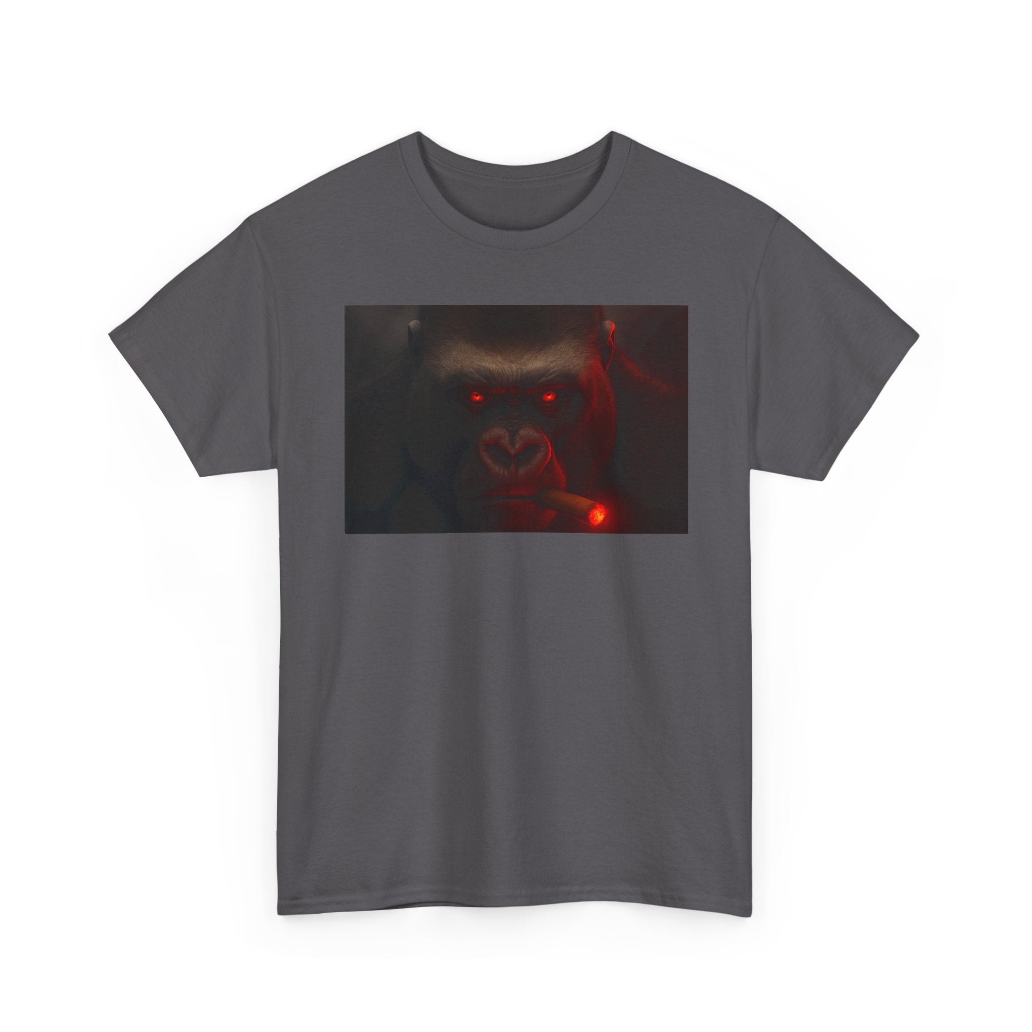 Beast Mode Gorilla - Unisex Heavy Cotton Shirt, Spooky Halloween Gift, Graphic T-Shirt, Casual Wear, Unique Design