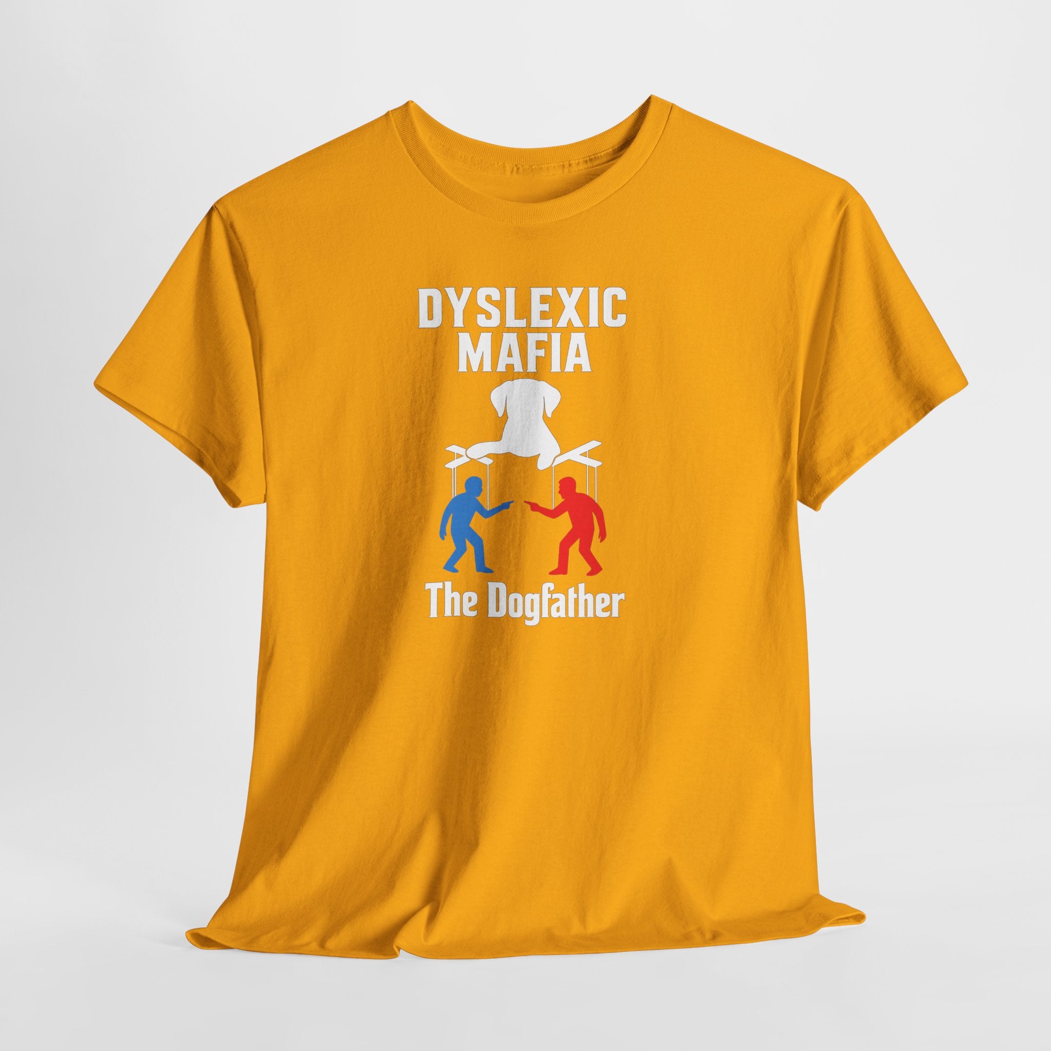 Funny Mafia Unisex Tee, Cool Graphic T-Shirt, Funny Gift for Dyslexics, Humor Tee, Casual Wear, Unique Statement Shirt