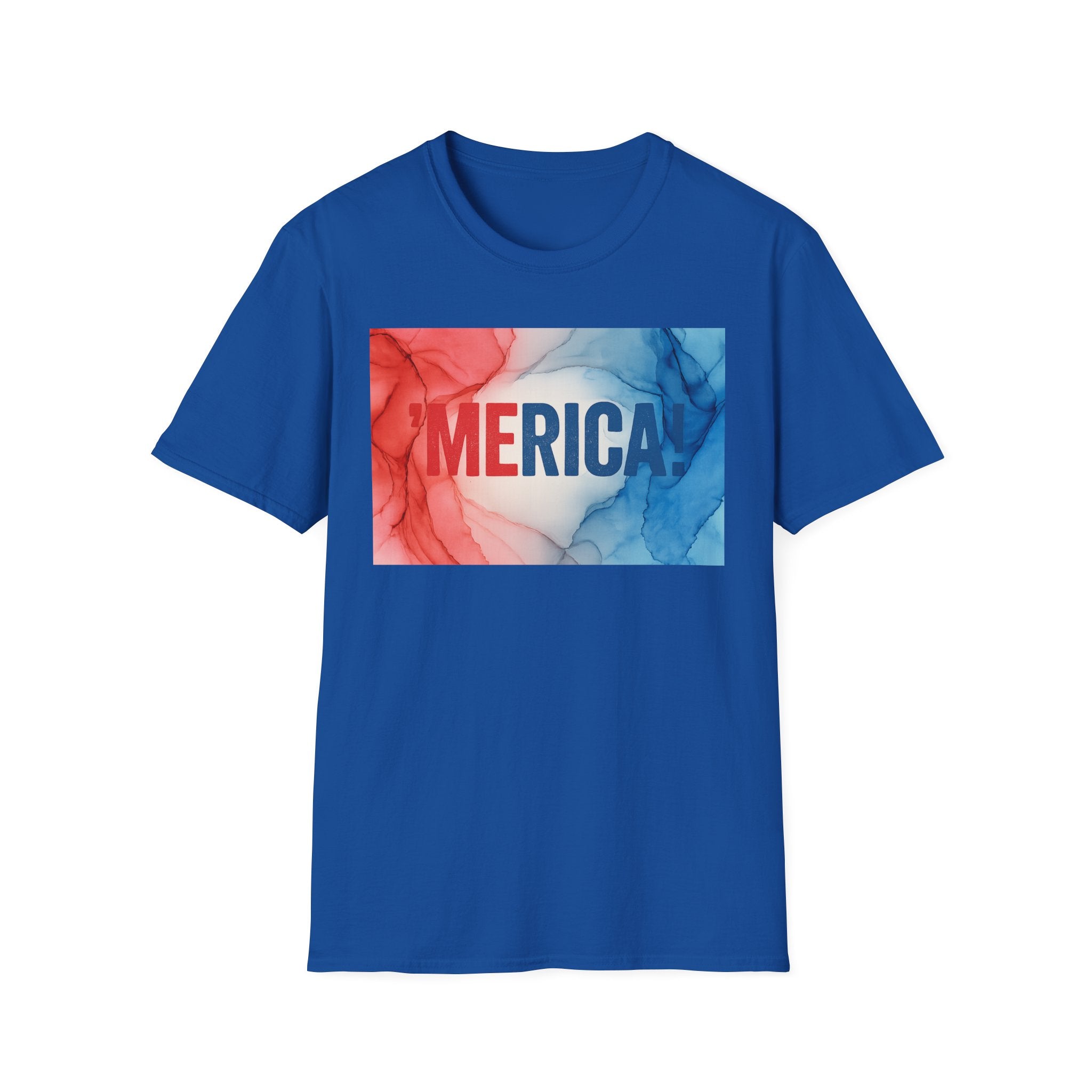 Patriotic Unisex T-Shirt with Colorful Smoke Design, American Spirit Shirt, 4th of July Tee, Casual Summer Top, Gift for Patriotic Holidays