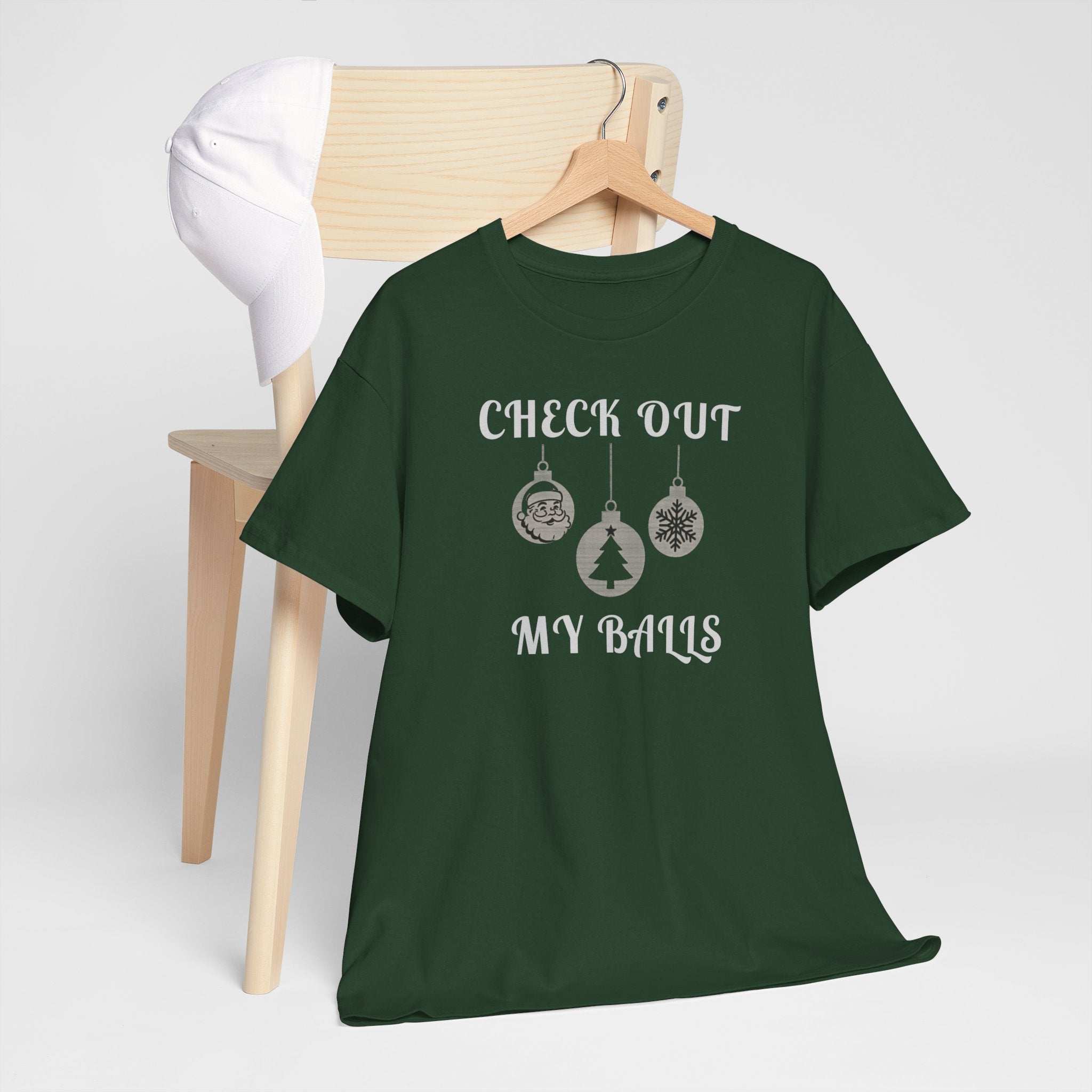 Funny Christmas Tee, Holiday Humor T-Shirt, Unisex Cotton T-Shirt, Gift for Him, Quirky Christmas Apparel