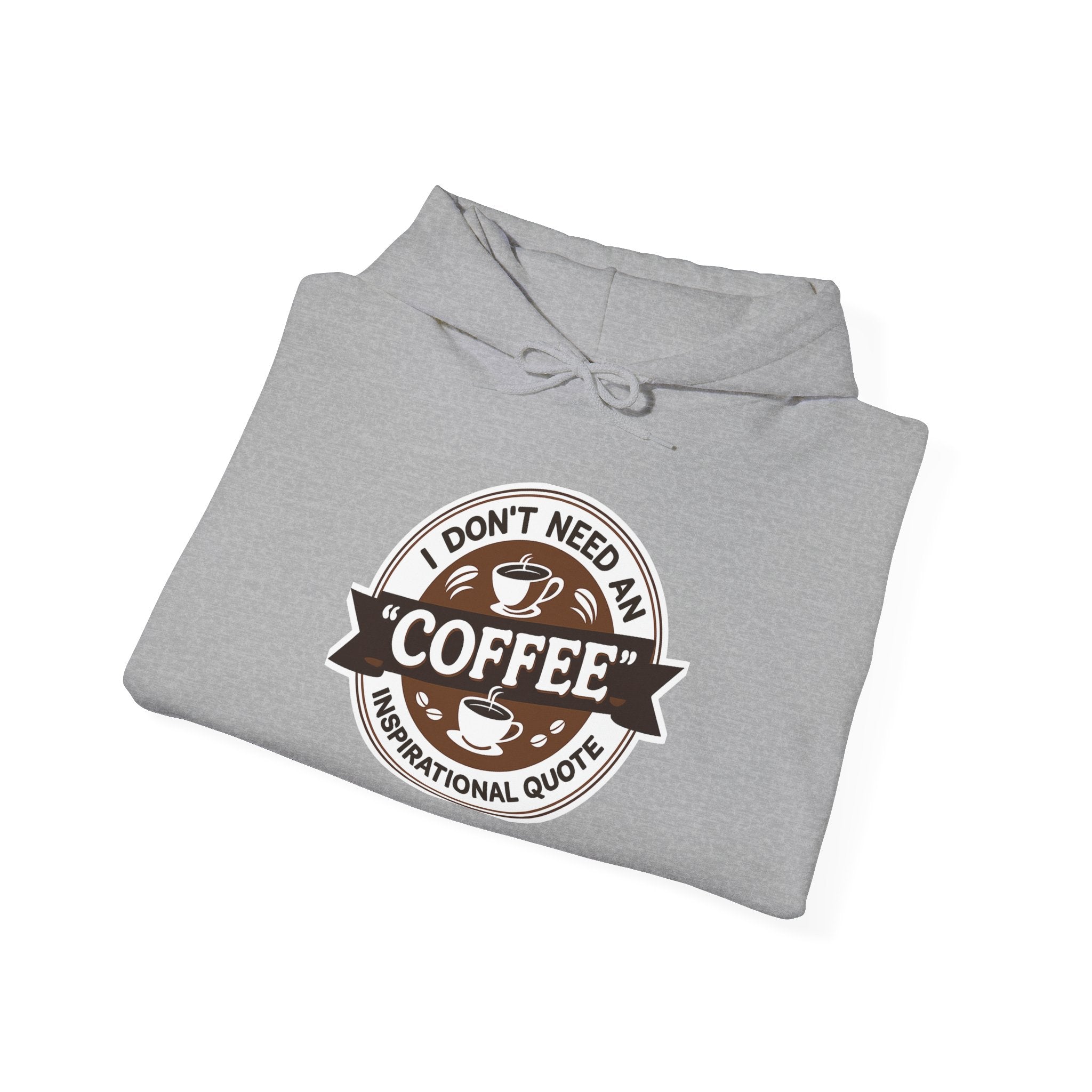 No Inspirational Quotes, just Coffee - Coffee Lovers Unisex Hoodie, Cozy Sweatshirt for Coffee Enthusiasts, Gift for Birthdays, Relaxed Vibe, Perfect for Chill Days