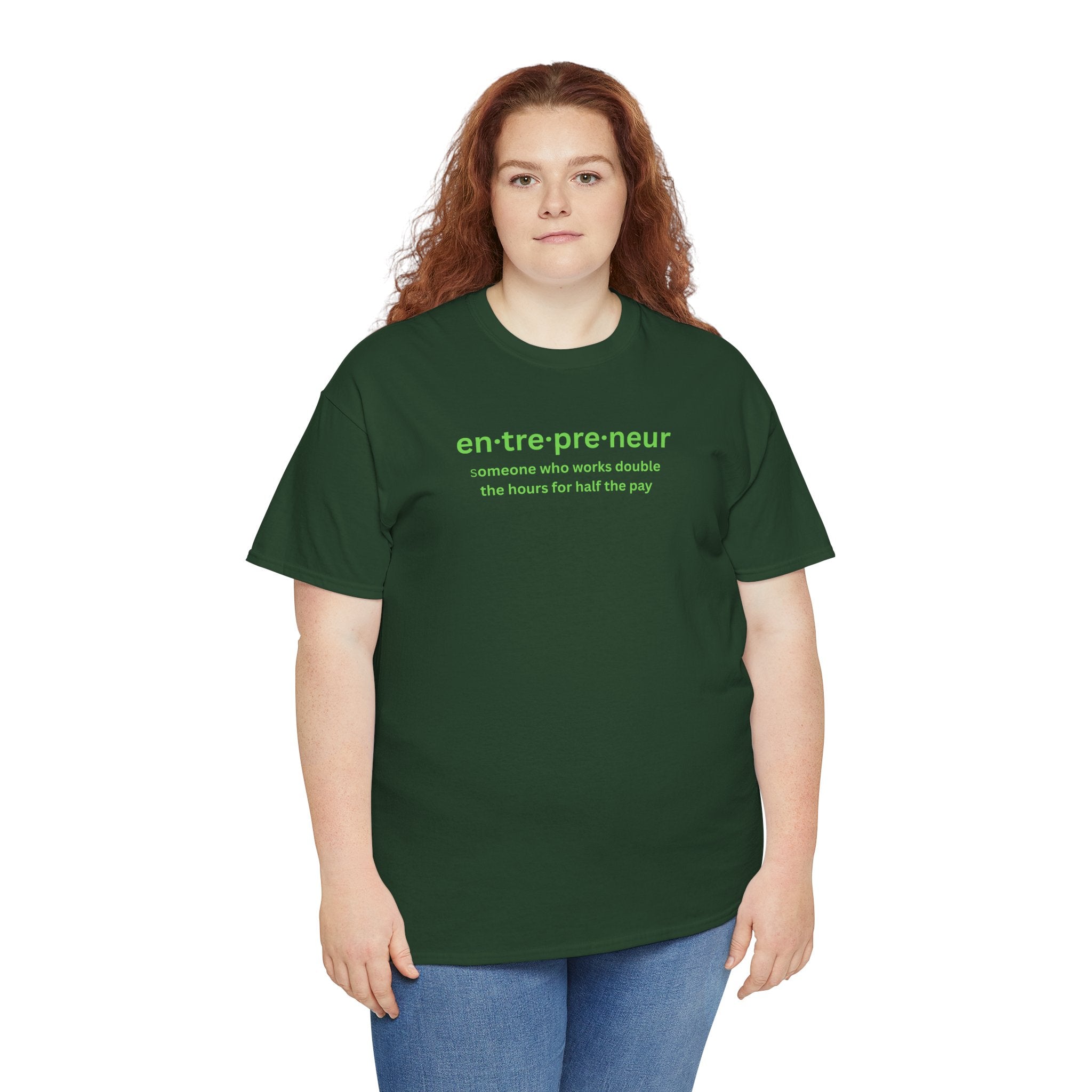 Unisex Entrepreneur T-shirt - Motivational Cotton Shirt for Creatives, Stylish Gift for Graduations, Birthdays, Work Events, Casual Wear