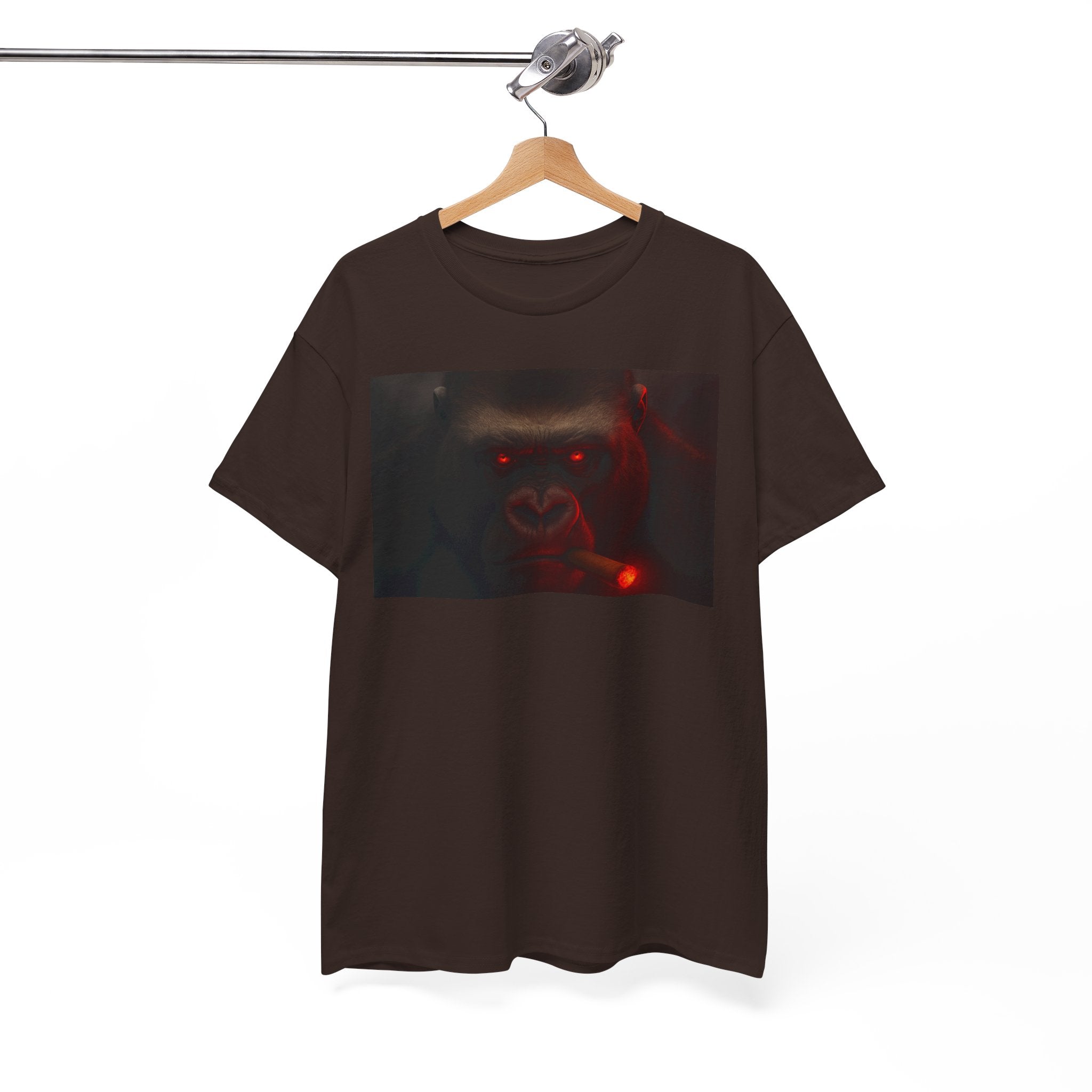 Beast Mode Gorilla - Unisex Heavy Cotton Shirt, Spooky Halloween Gift, Graphic T-Shirt, Casual Wear, Unique Design