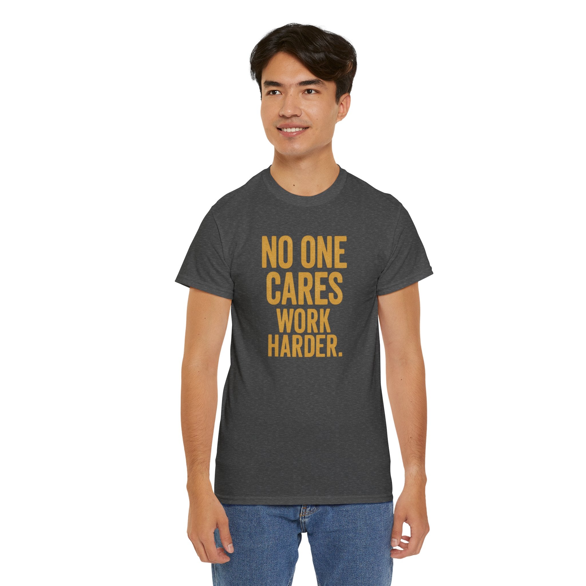 Motivational Unisex Heavy Cotton Tee - Perfect for Gym, Workouts, Fitness, Casual Wear, Gift for Friends