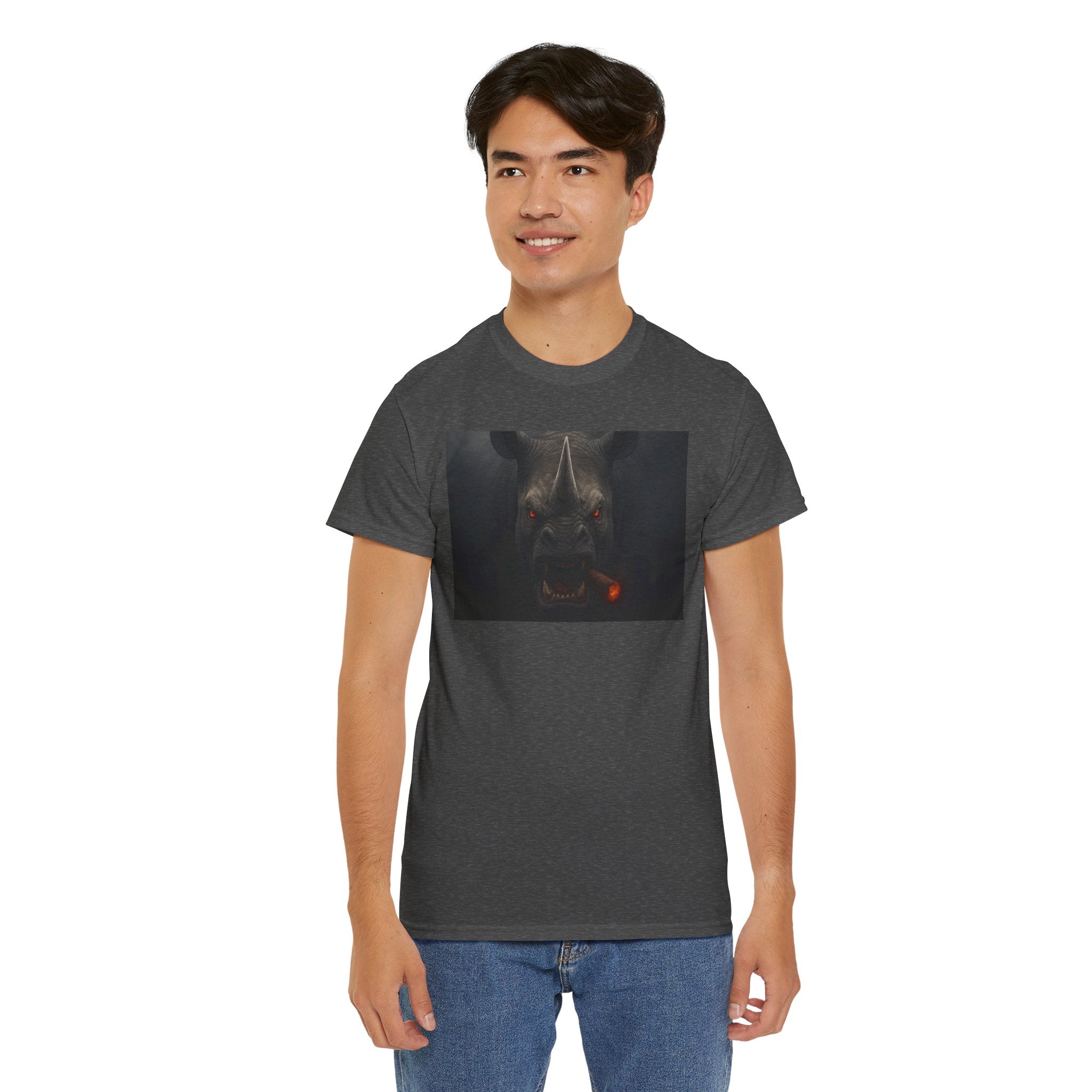 Boss Mode Engaged - Rhino Design | Graphic Tee, Cigar Lover, Father's Day Gift, Casual Wear