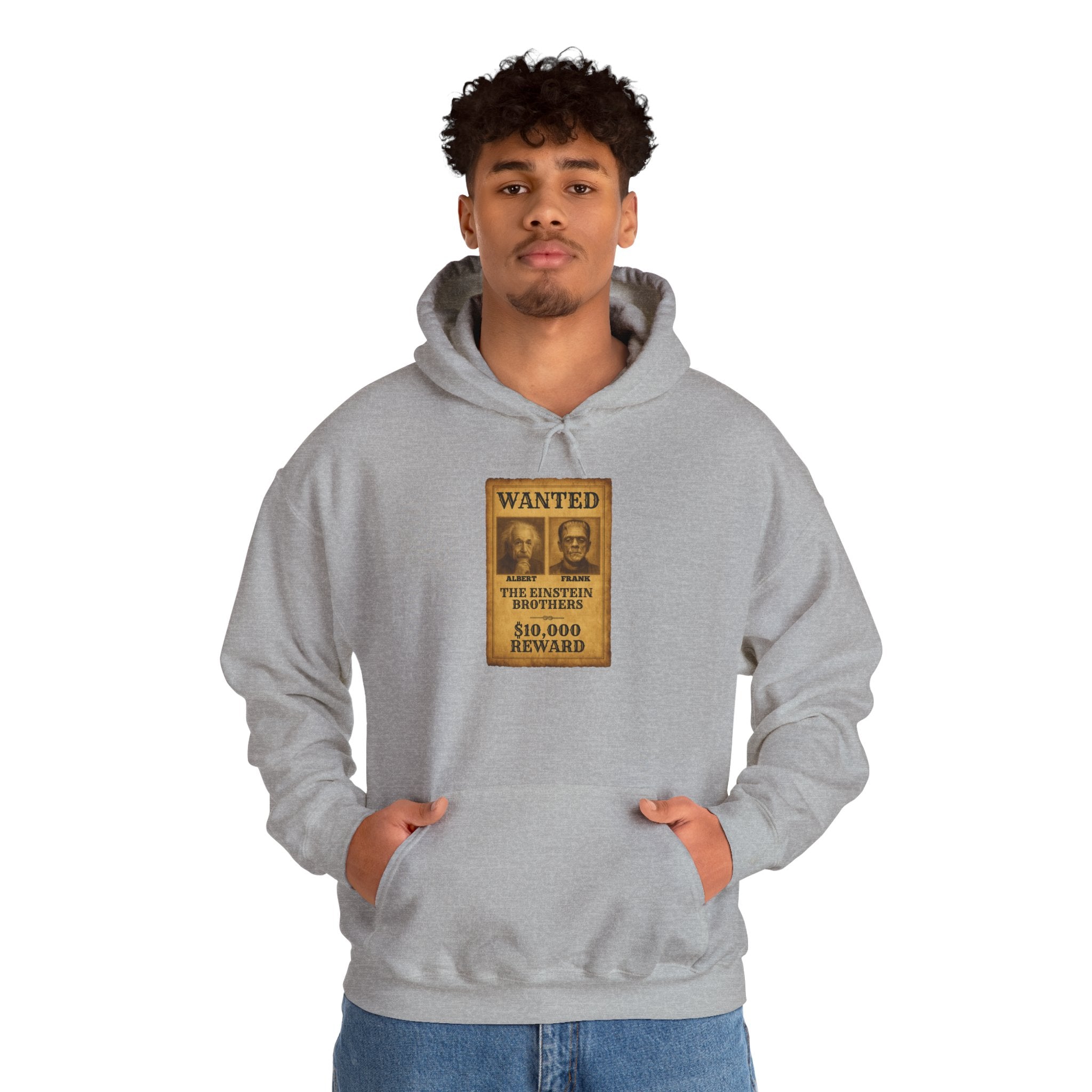 Wanted - The Einstein Brothers  Heavy Blend Hooded Sweatshirt