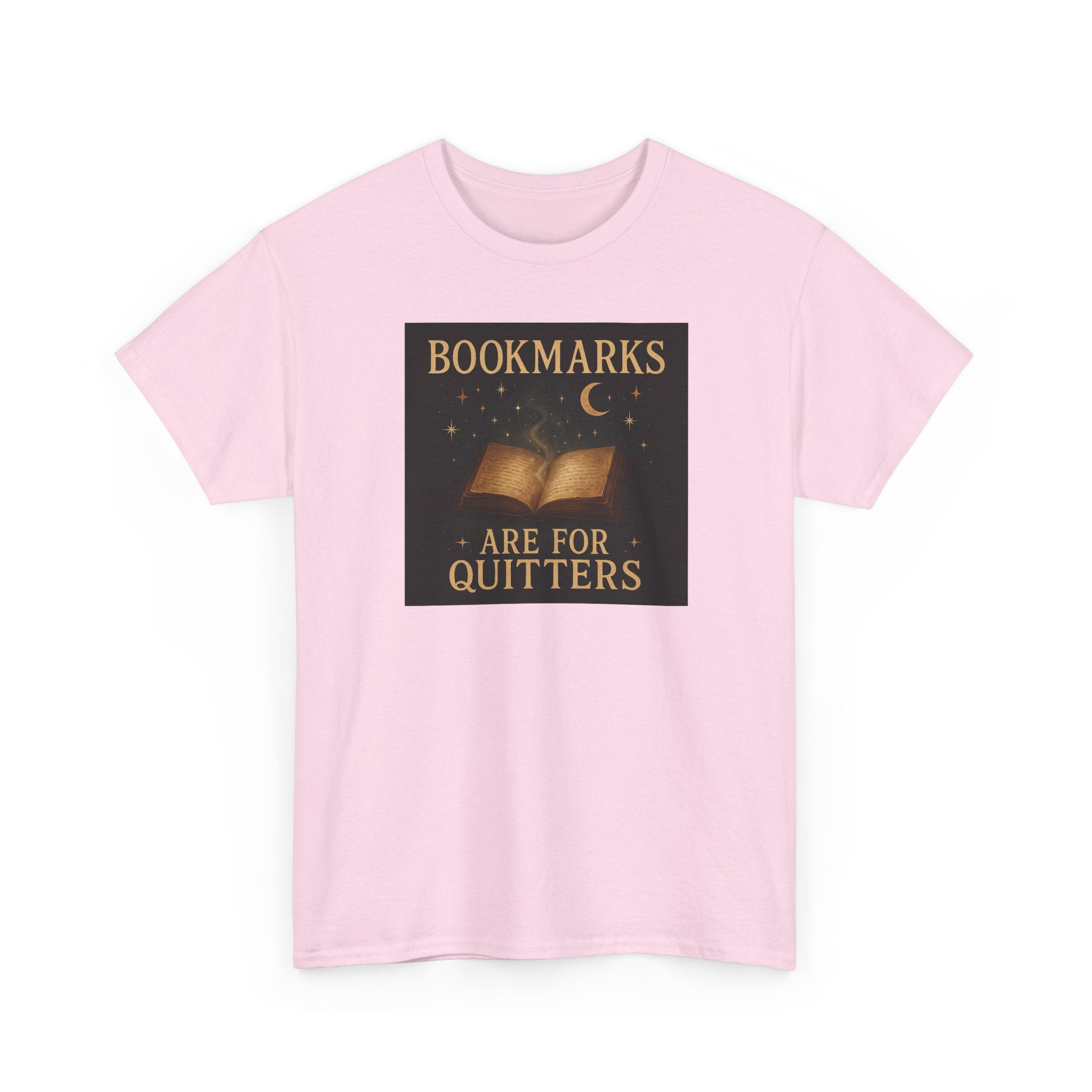 Bookmarks are for Quitters Unisex Cotton Tee, Funny Gift, Reading Shirt, Literary Quote Apparel, Bookworm Fashion, Cute Book Shirt