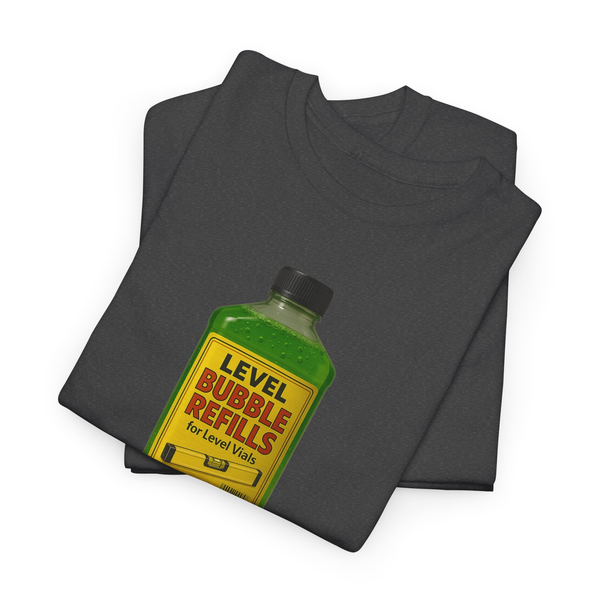 Level Bubbles Refill Gag T-shirt, Fun T-Shirt for Bubble Lovers,  Car Lovers, or just lovers. Casual Wear, Gift for Kids and Adults, Birthday, Summer Fun