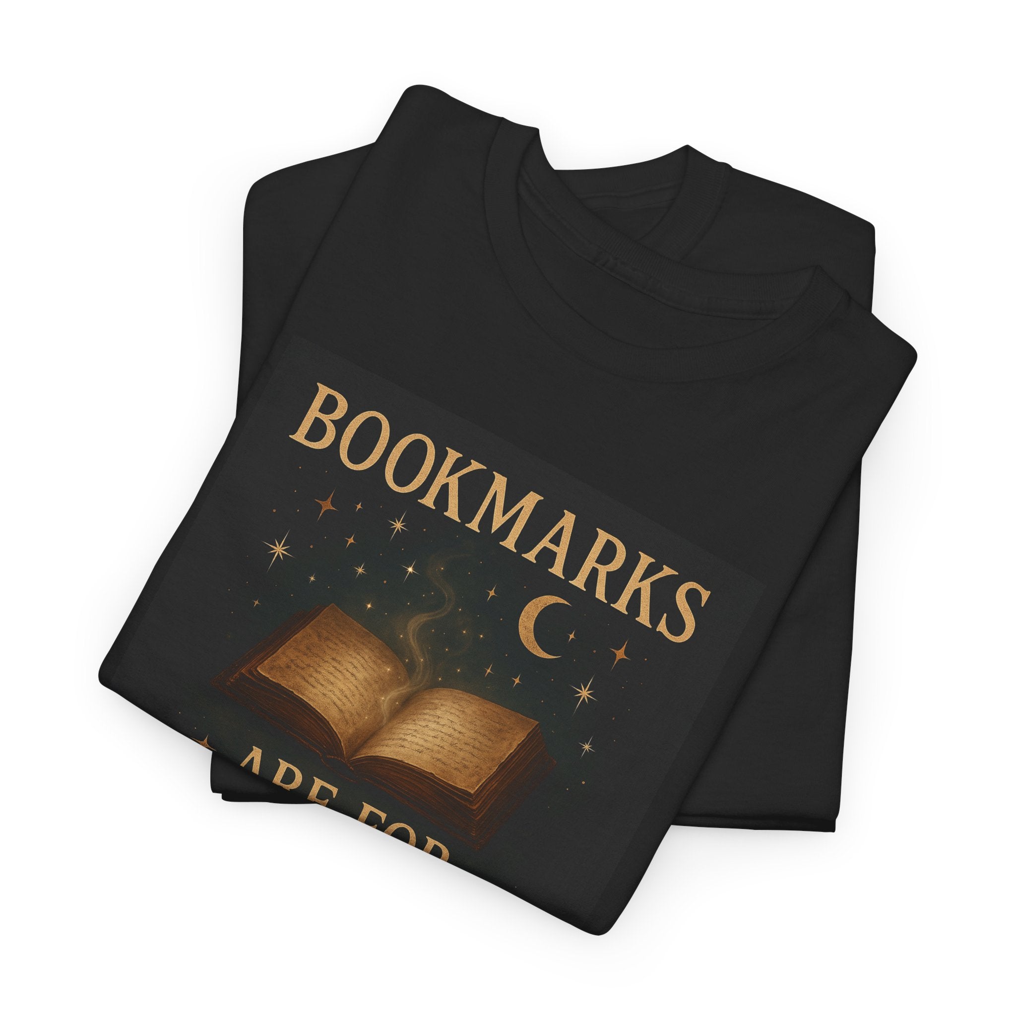 Bookmarks are for Quitters Unisex Cotton Tee, Funny Gift, Reading Shirt, Literary Quote Apparel, Bookworm Fashion, Cute Book Shirt