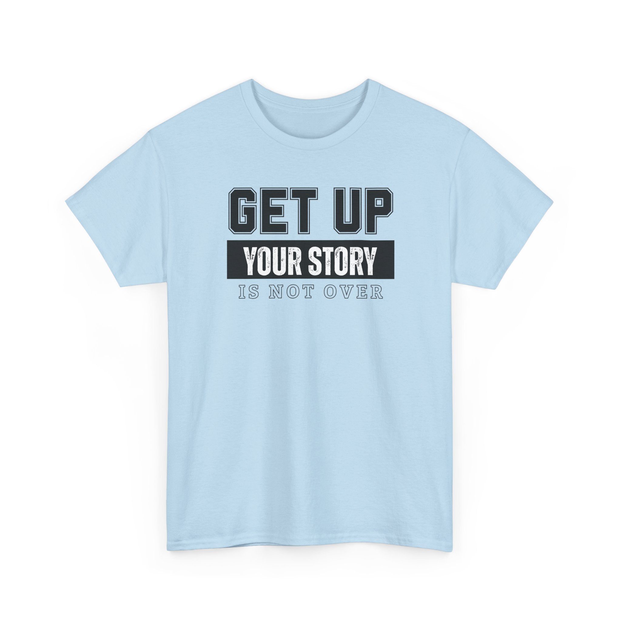 Inspirational Story Tee, Motivational Shirt, Unisex Cotton Top, Gift for Encouragement, Casual Wear, Positive Vibes