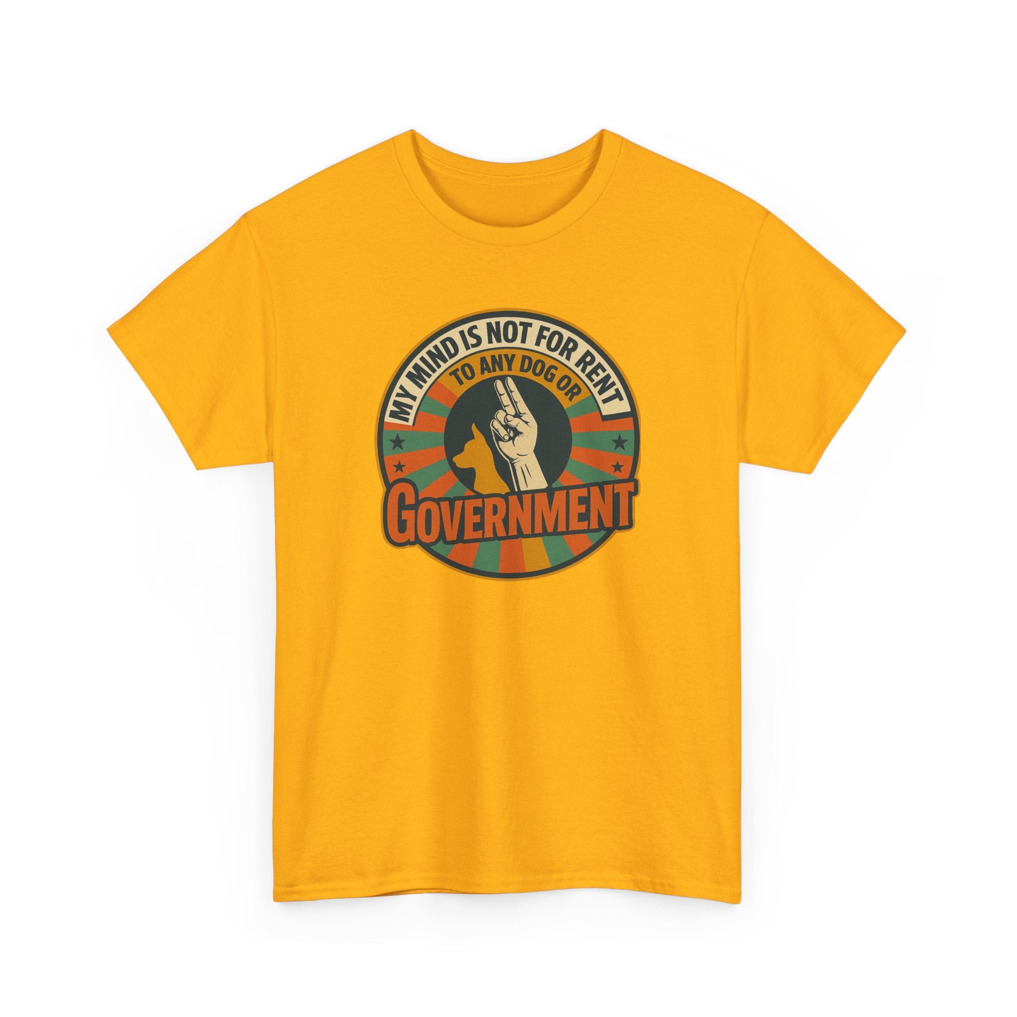 'My Mind is Not for Rent' Graphic T-Shirt, Political T-Shirt, Funny Gift, Protest Wear, Casual Apparel