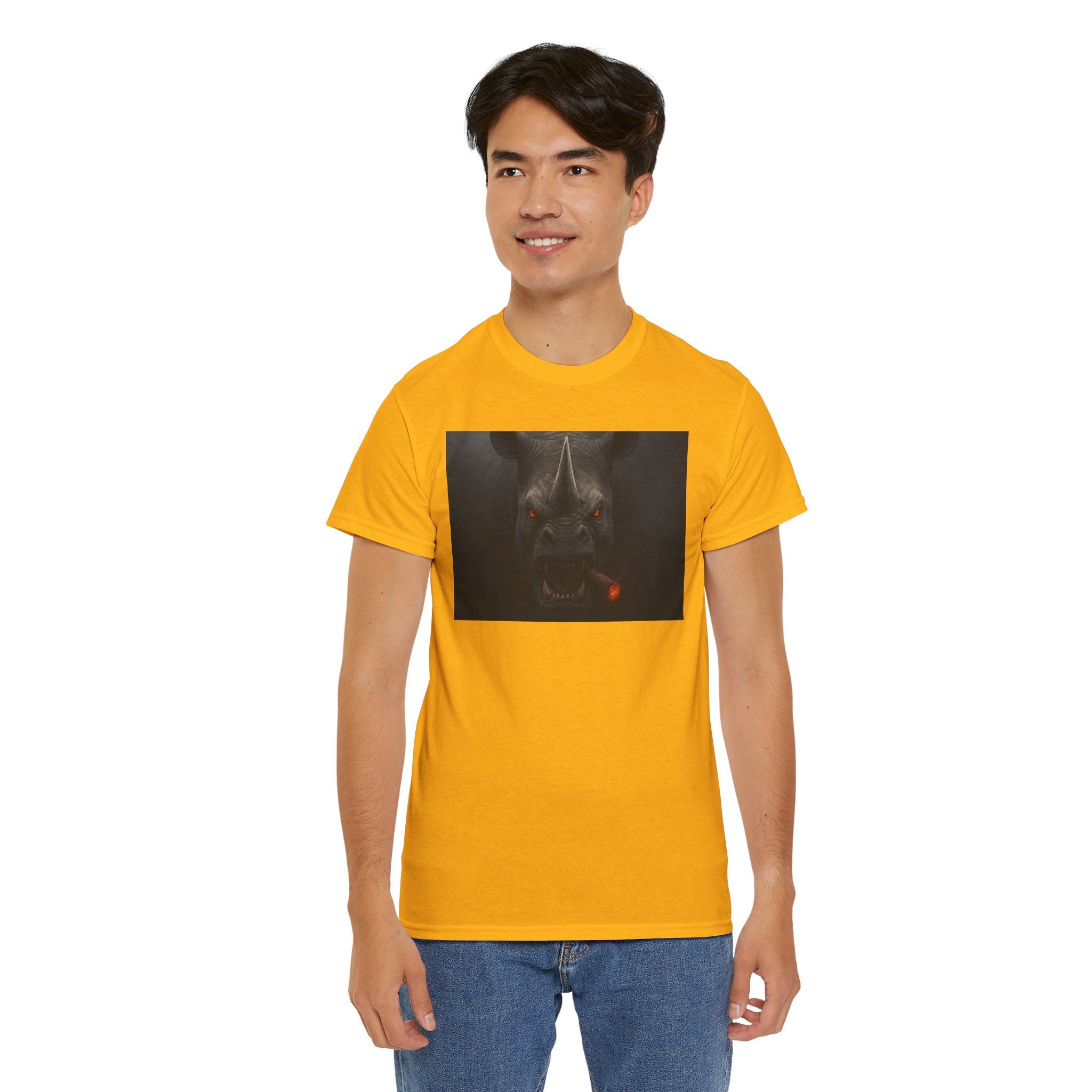 Boss Mode Engaged - Rhino Design | Graphic Tee, Cigar Lover, Father's Day Gift, Casual Wear