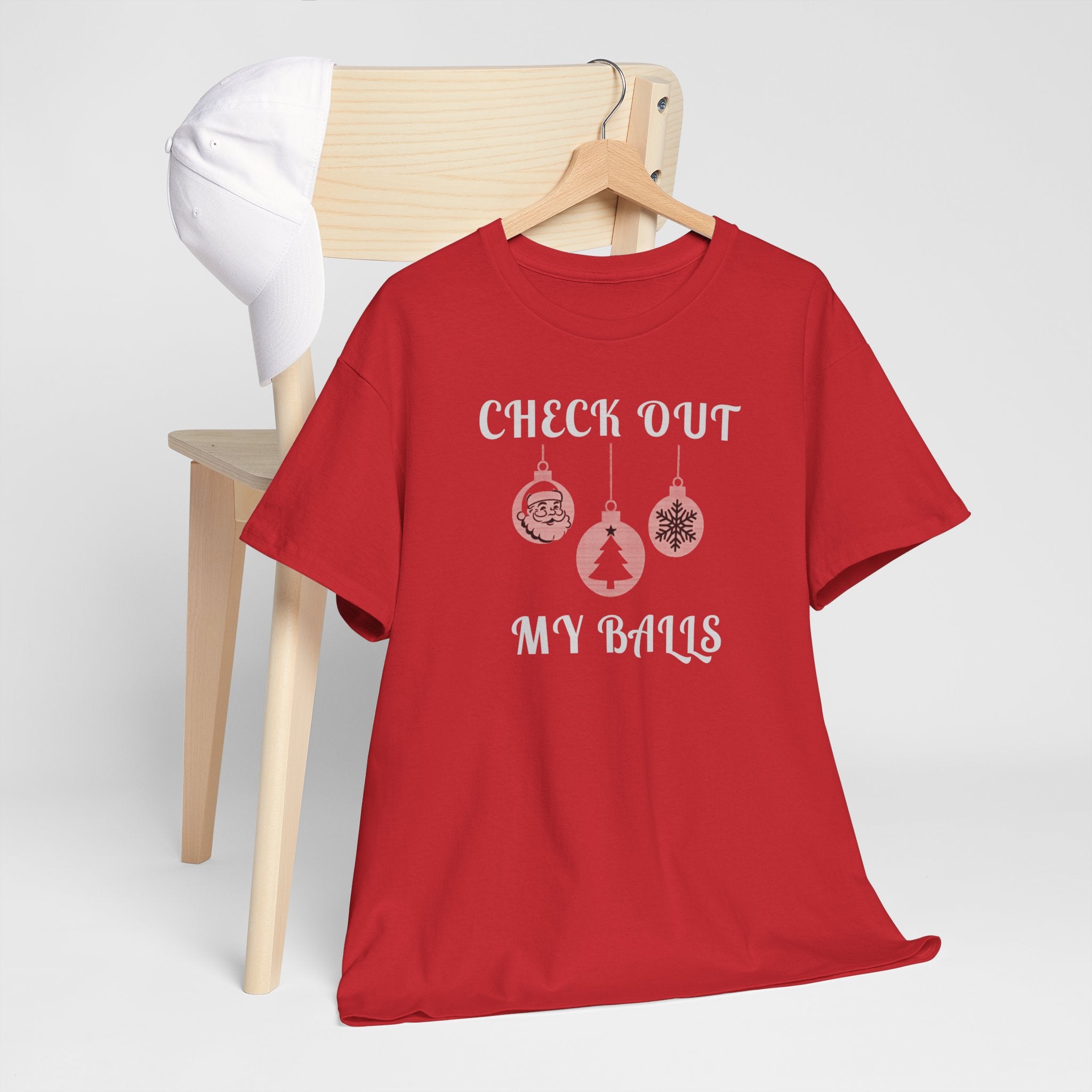 Funny Christmas Tee, Holiday Humor T-Shirt, Unisex Cotton T-Shirt, Gift for Him, Quirky Christmas Apparel