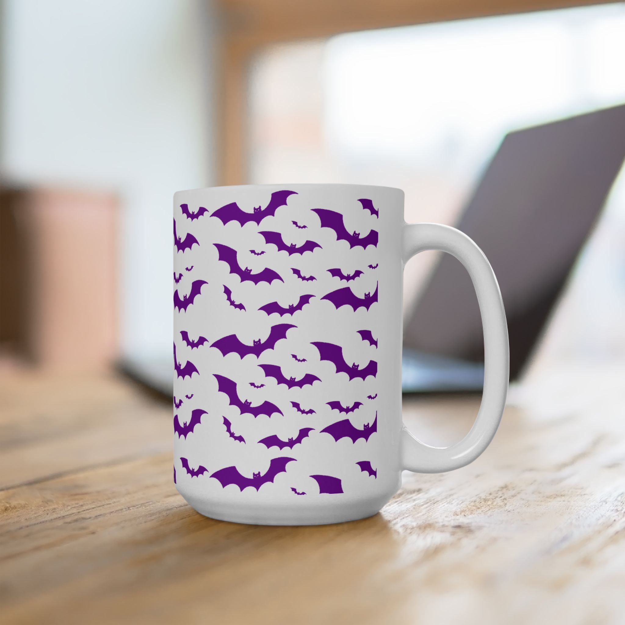 Ceramic Bat Mug - Perfect for Halloween, Gothic Gifts, Coffee Lover, Tea Time, Spooky Decor, Haunted House