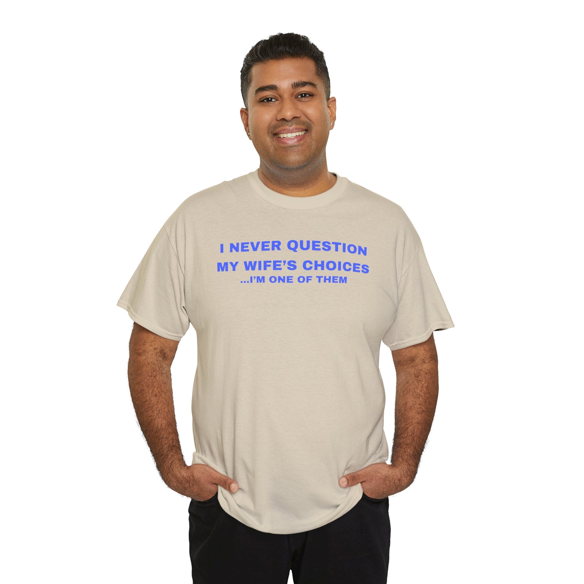 Humorous Unisex Cotton T-shirt - Perfect Gift for Couples, Giggles, Casual Wear, Everyday Fun