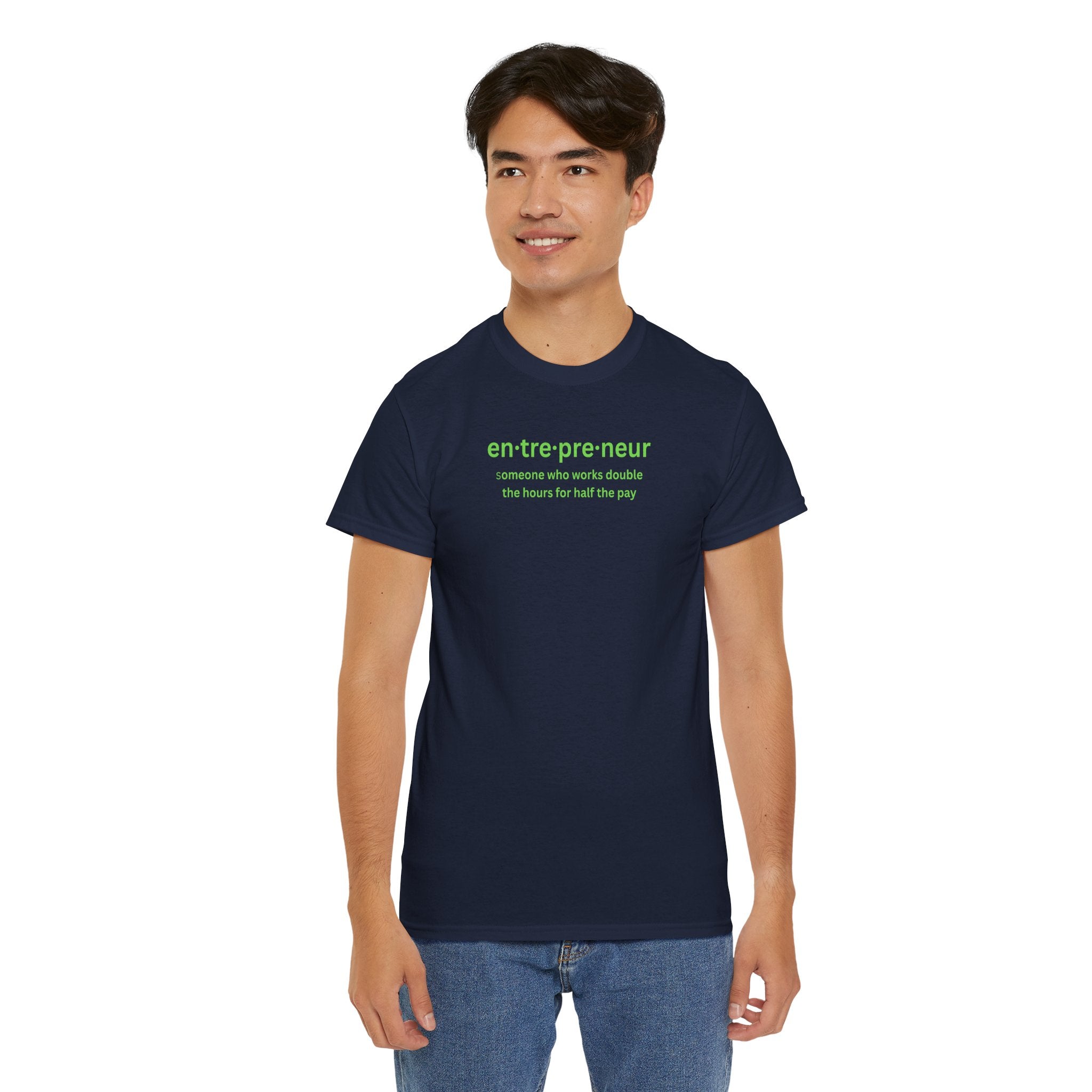 Unisex Entrepreneur T-shirt - Motivational Cotton Shirt for Creatives, Stylish Gift for Graduations, Birthdays, Work Events, Casual Wear