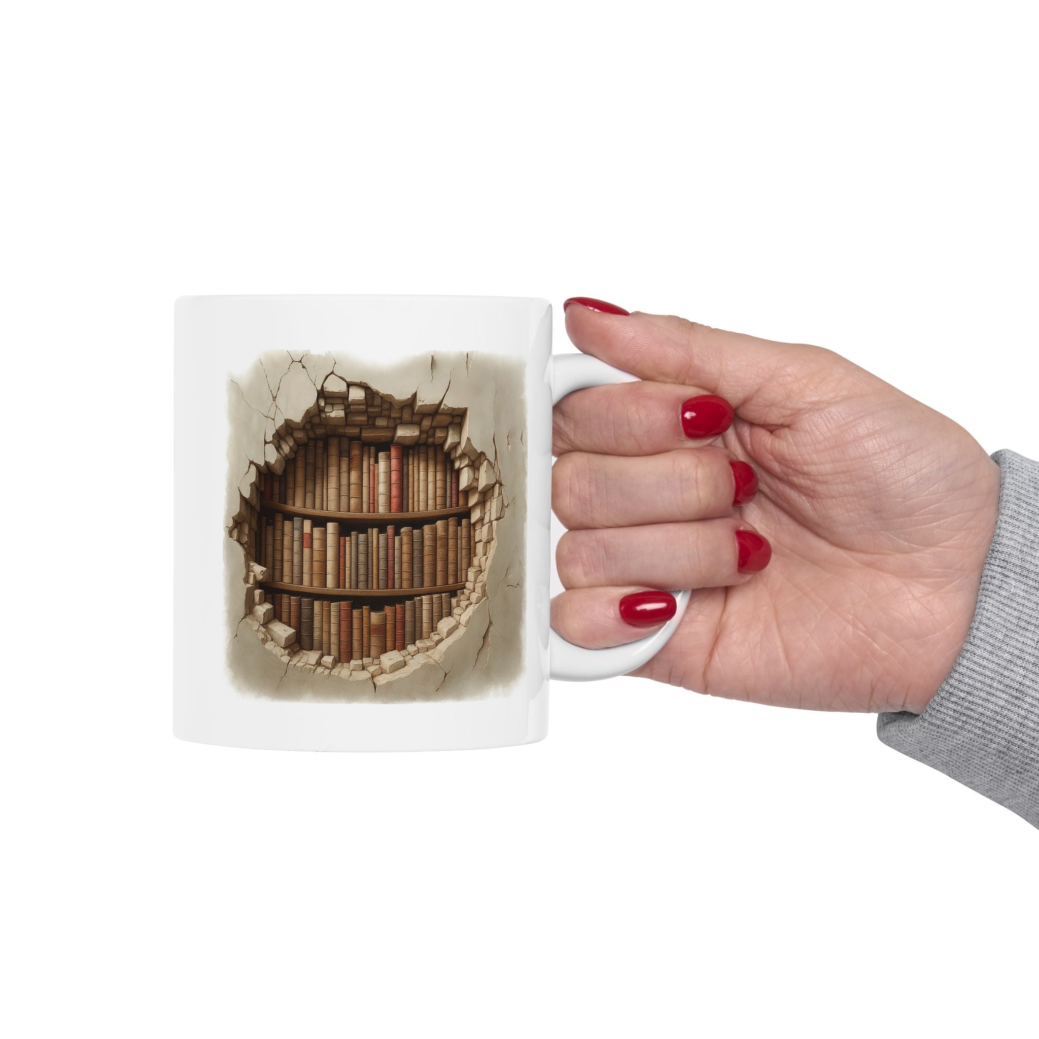 Rustic Charm Ceramic Mug, Cozy Coffee Mug, Home Decor Gift, Unique Housewarming Present, Vintage Style Mug for Every Occasion