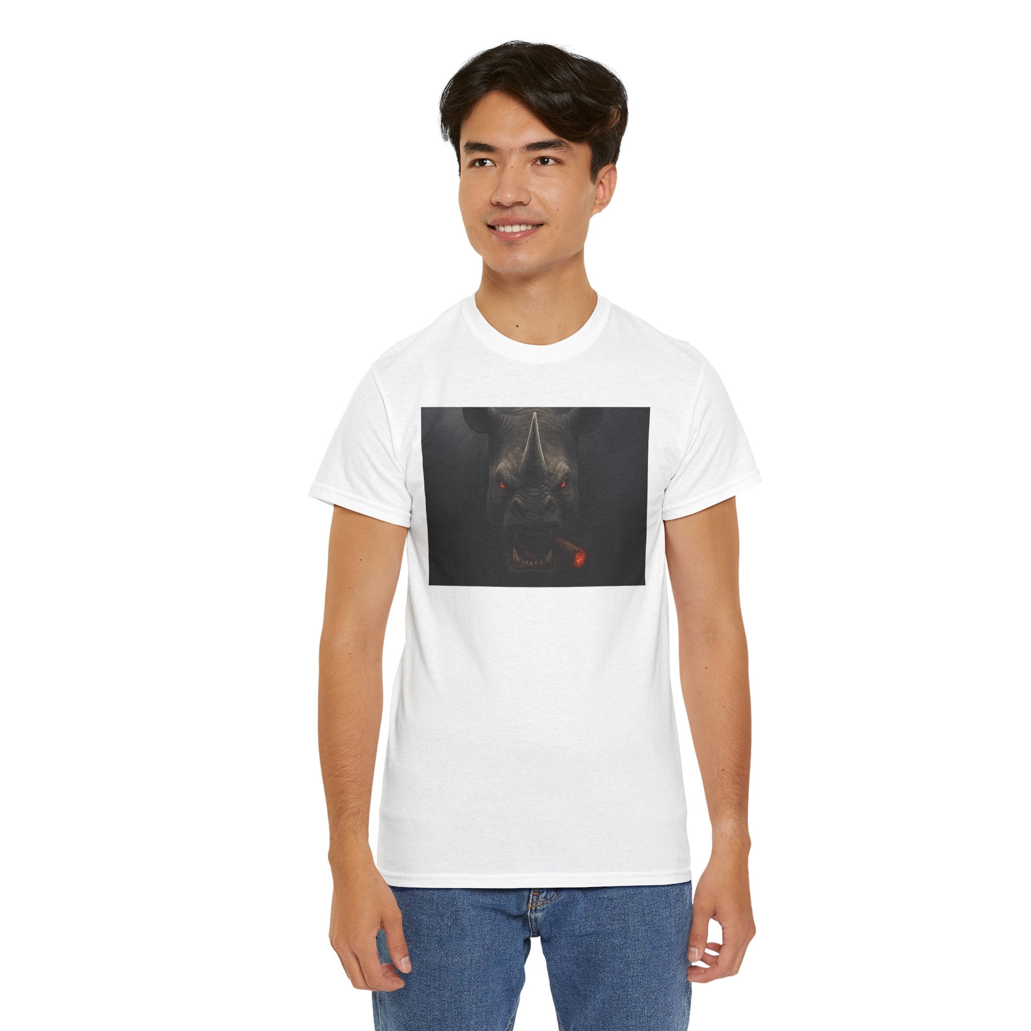 Boss Mode Engaged - Rhino Design | Graphic Tee, Cigar Lover, Father's Day Gift, Casual Wear