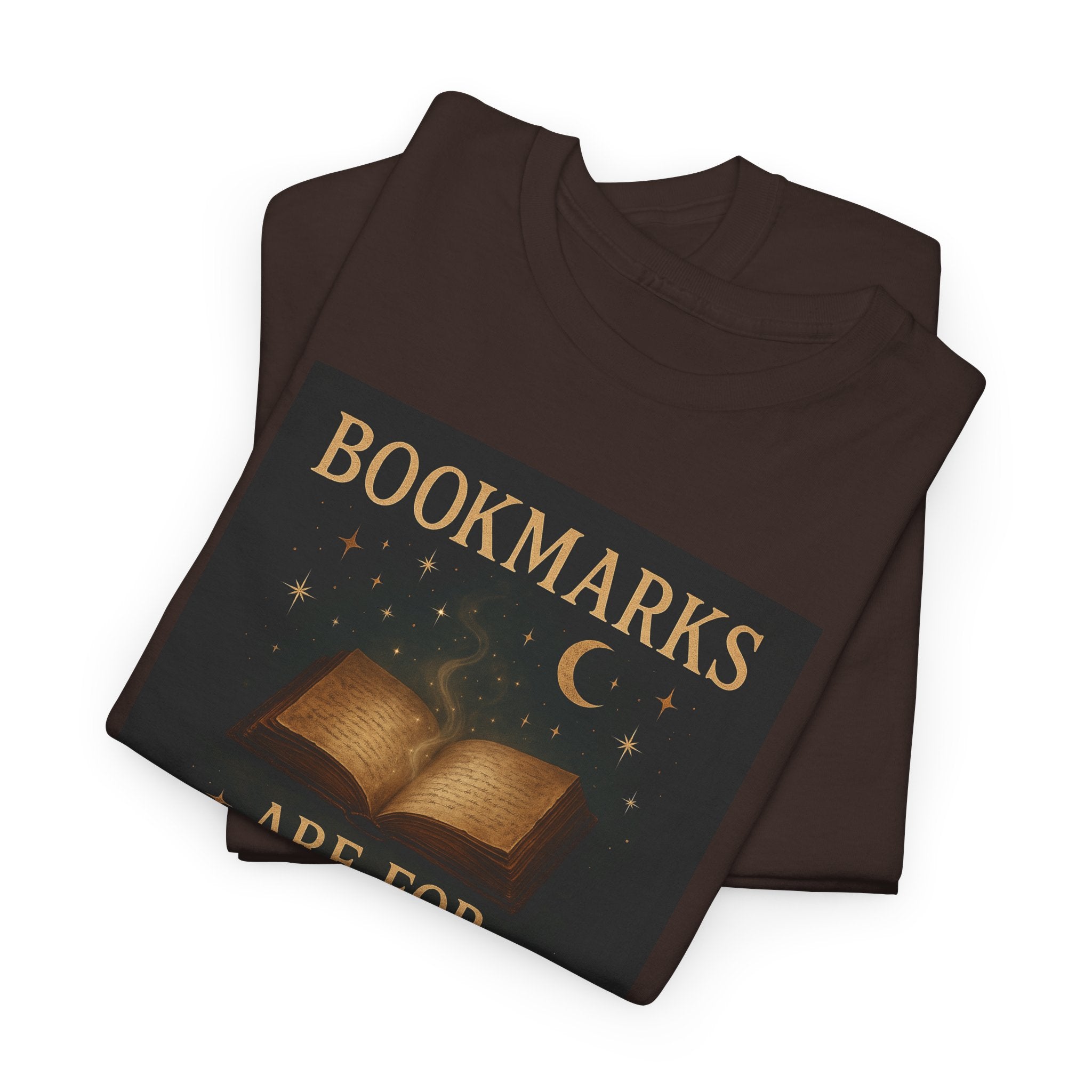 Bookmarks are for Quitters Unisex Cotton Tee, Funny Gift, Reading Shirt, Literary Quote Apparel, Bookworm Fashion, Cute Book Shirt