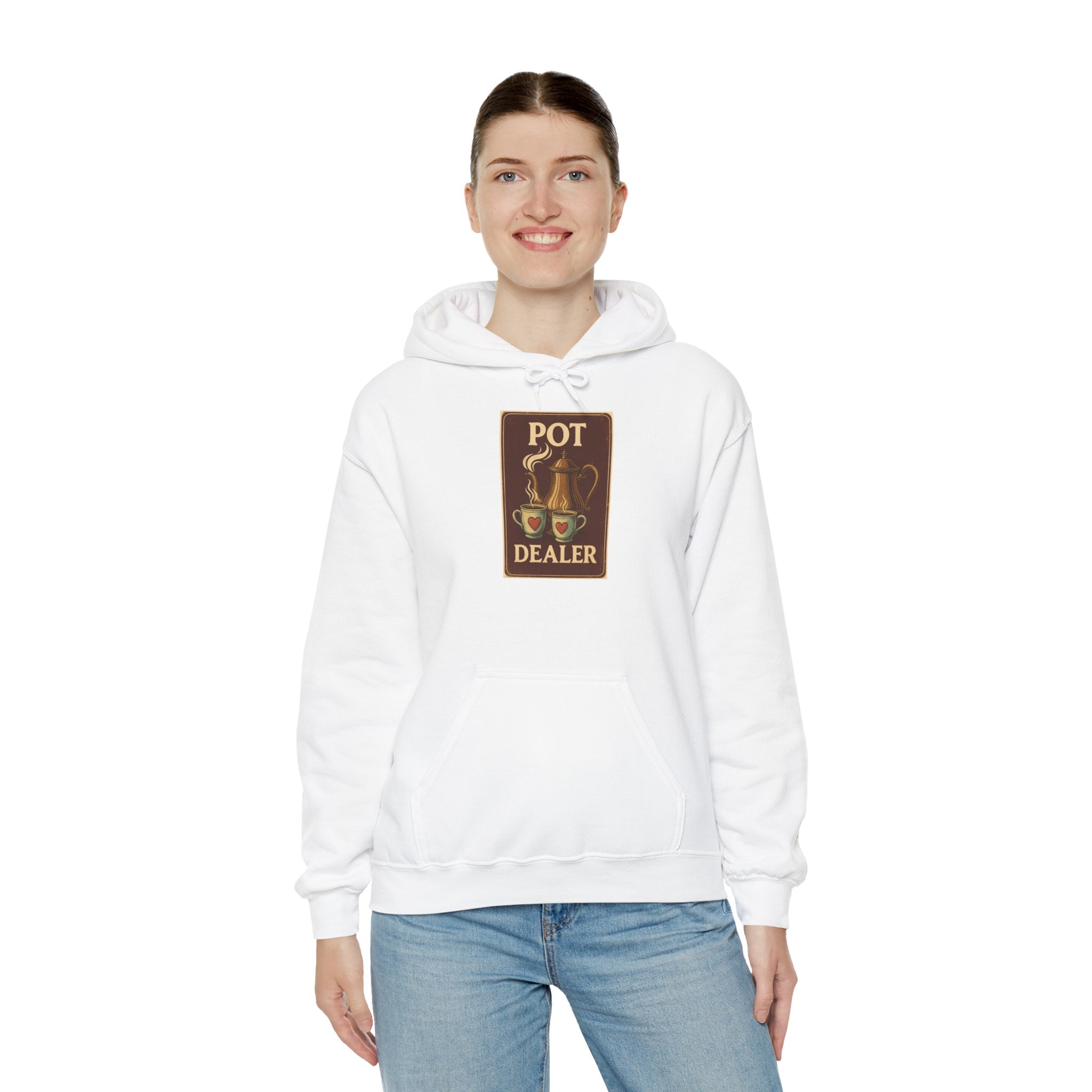 Pot Dealer Hoodie, Funny Gift, Unisex Sweatshirt Hoodie , Cozy Casual Wear, Perfect for Coffee Lovers