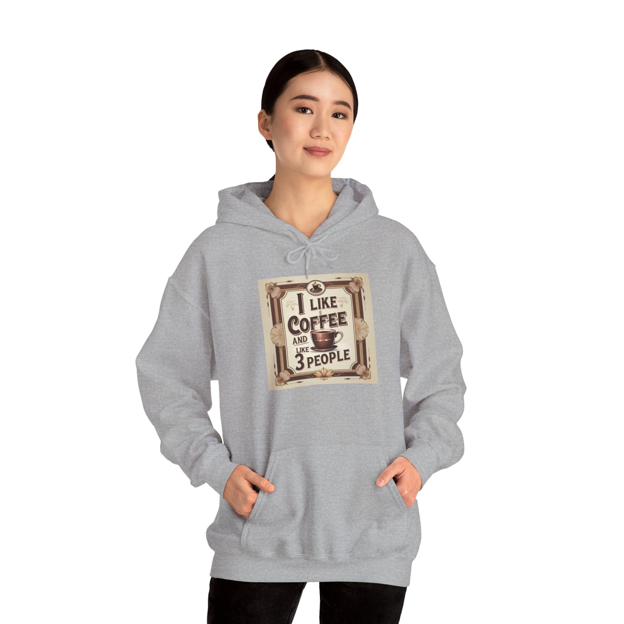 Coffee Lovers Unisex Hoodie, Funny Sweatshirt, Gift for Coffee Addicts, Cozy Casual Wear, Cute Hoodie for Friends