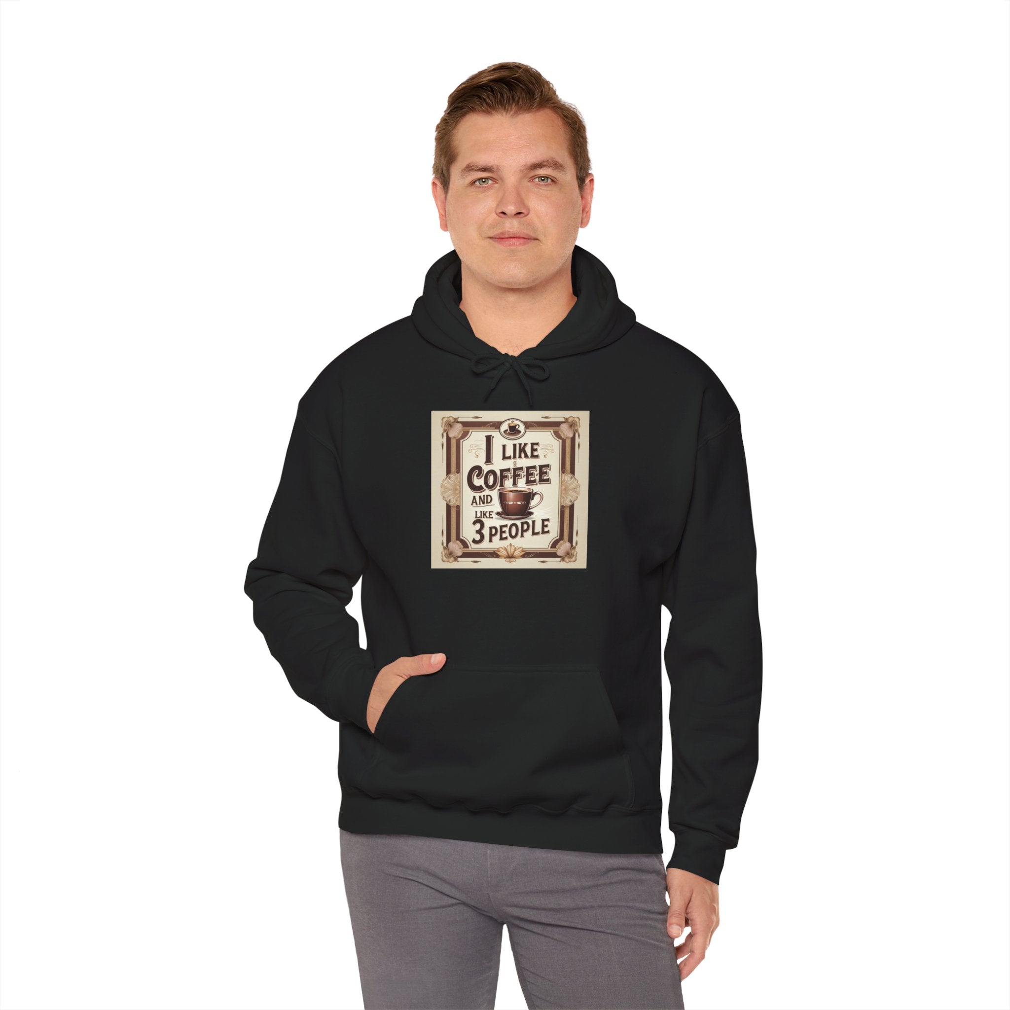 Coffee Lovers Unisex Hoodie, Funny Sweatshirt, Gift for Coffee Addicts, Cozy Casual Wear, Cute Hoodie for Friends