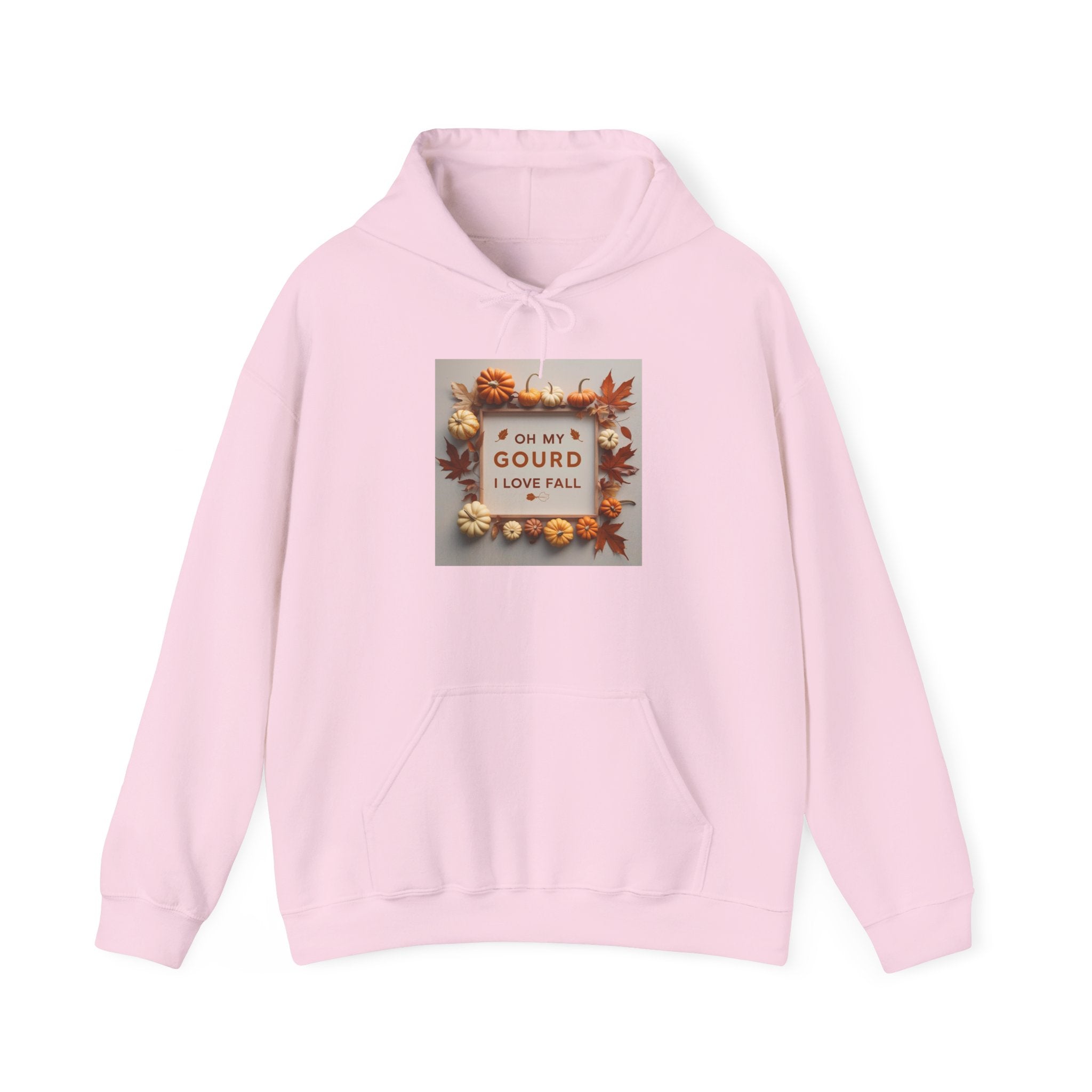 Oh my Gourd, Autumn Vibes Hooded Sweatshirt - Fall Gourd Love Sweatshirt, Cozy Pumpkin Hoodie, Thanksgiving Gift, Seasonal Fashion