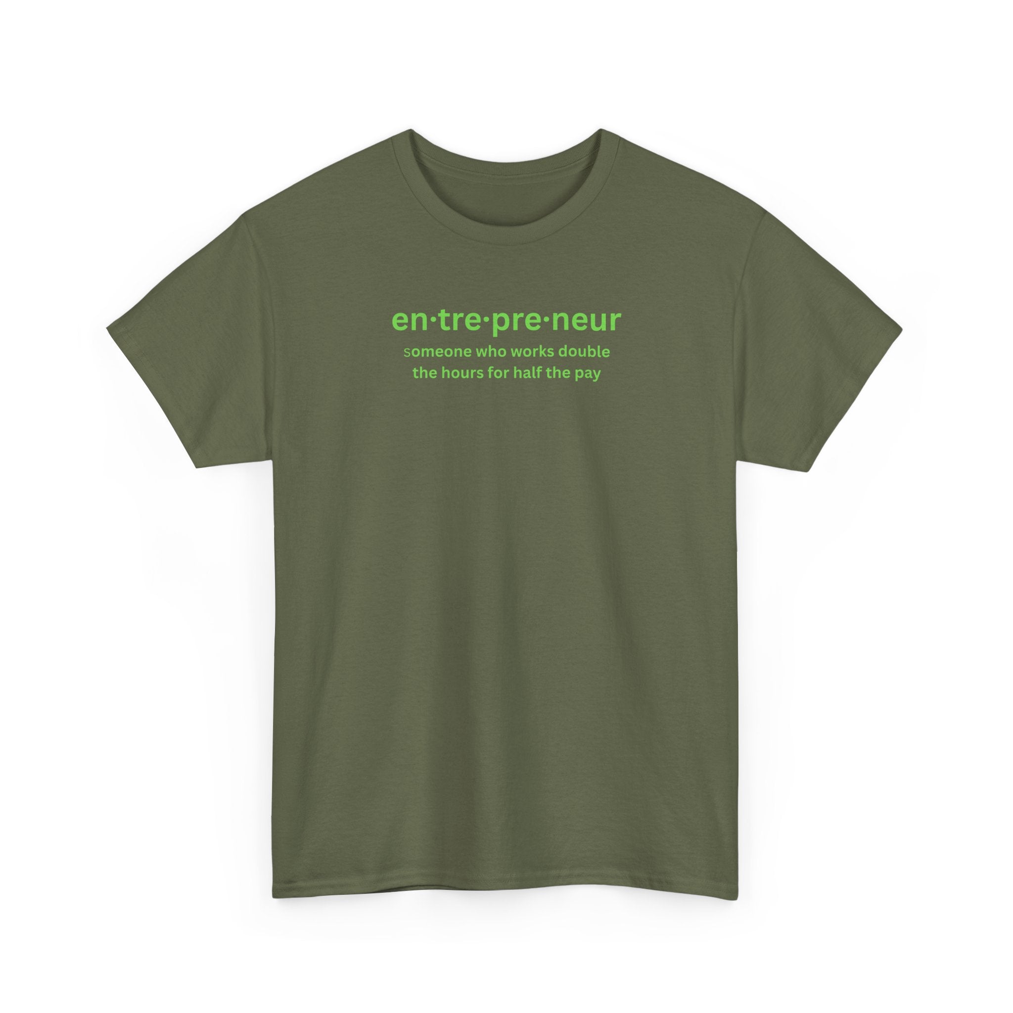 Unisex Entrepreneur T-shirt - Motivational Cotton Shirt for Creatives, Stylish Gift for Graduations, Birthdays, Work Events, Casual Wear