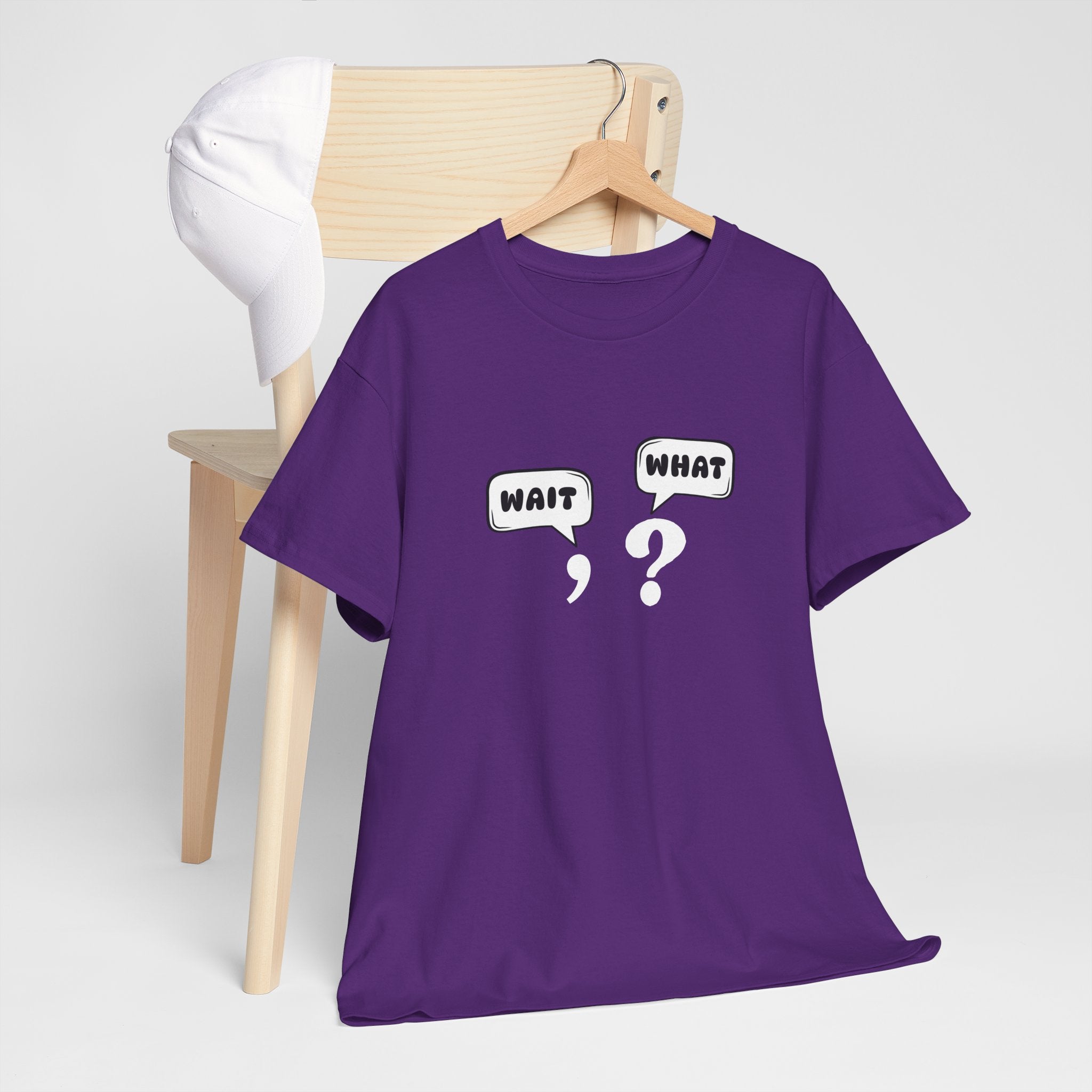 Unisex Tee with Whimsical Quote | Funny Cotton T-shirt for Casual Outings, Gift for Friends, Teachers, Nerds, Grammar, Birthday Present, Everyday Wear
