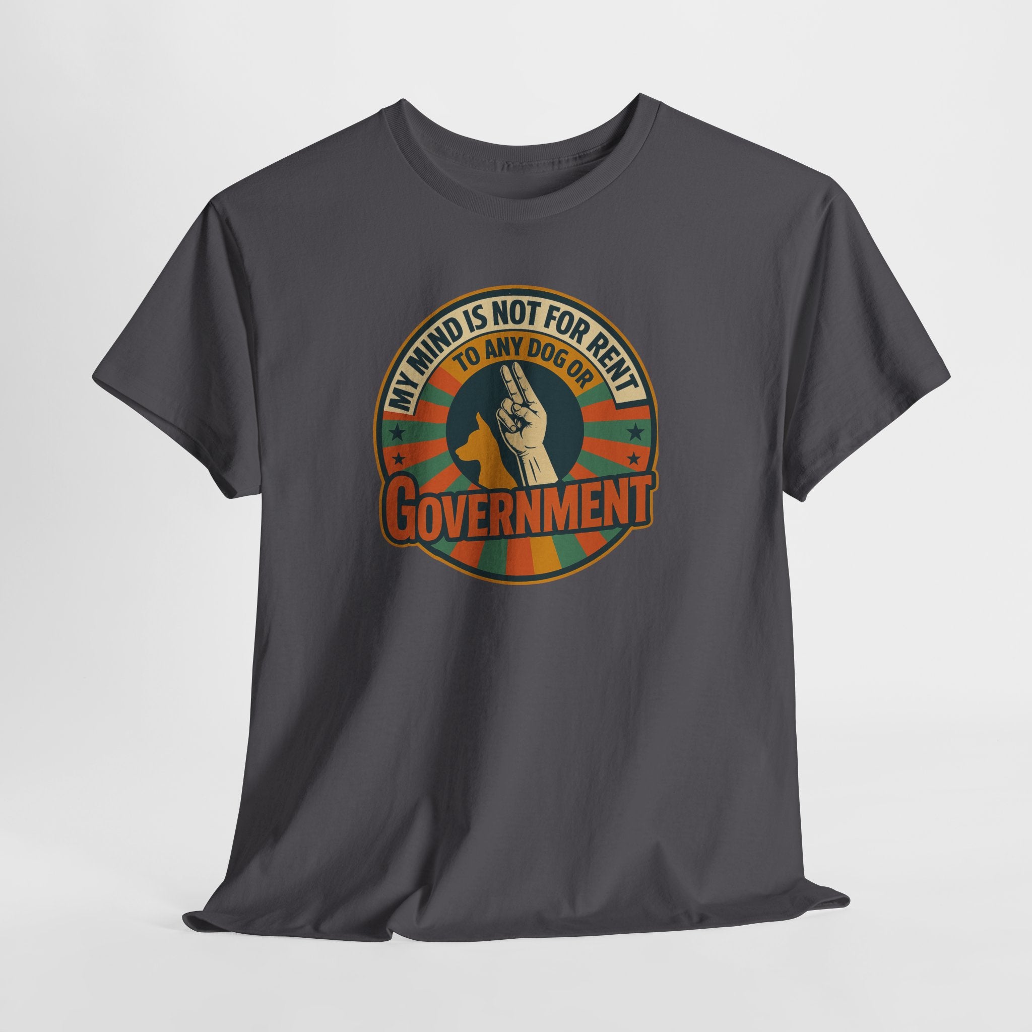 'My Mind is Not for Rent' Graphic T-Shirt, Political T-Shirt, Funny Gift, Protest Wear, Casual Apparel