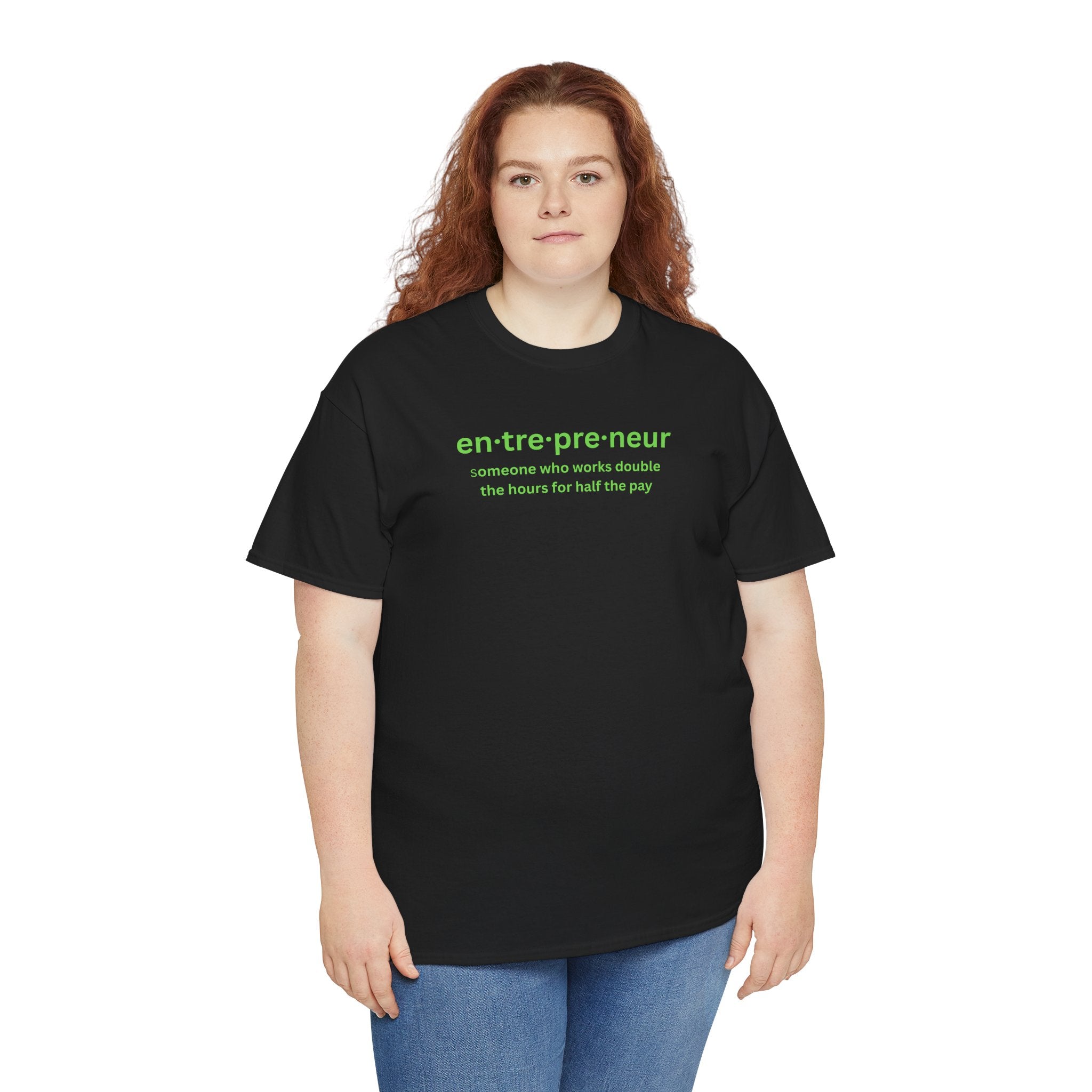 Unisex Entrepreneur T-shirt - Motivational Cotton Shirt for Creatives, Stylish Gift for Graduations, Birthdays, Work Events, Casual Wear