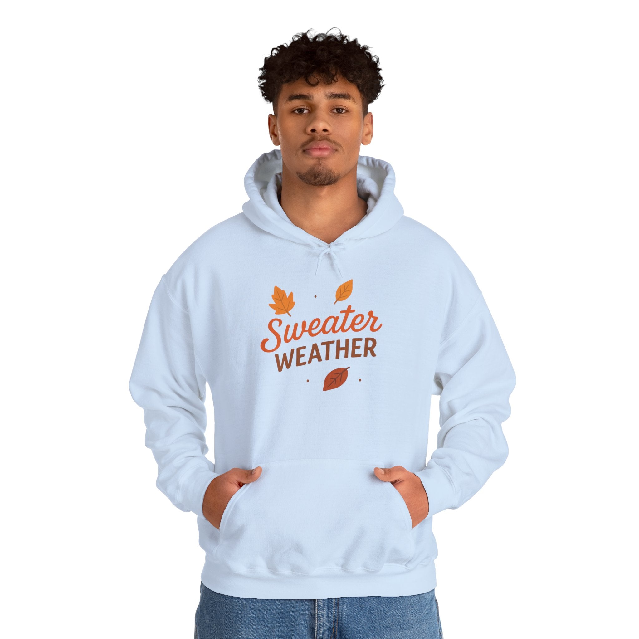 Sweater Weather Hoodie - Cozy Unisex Sweatshirt for Autumn Days, Fall Fashion, Comfortable Gift, Thanksgiving Apparel, Casual Wear