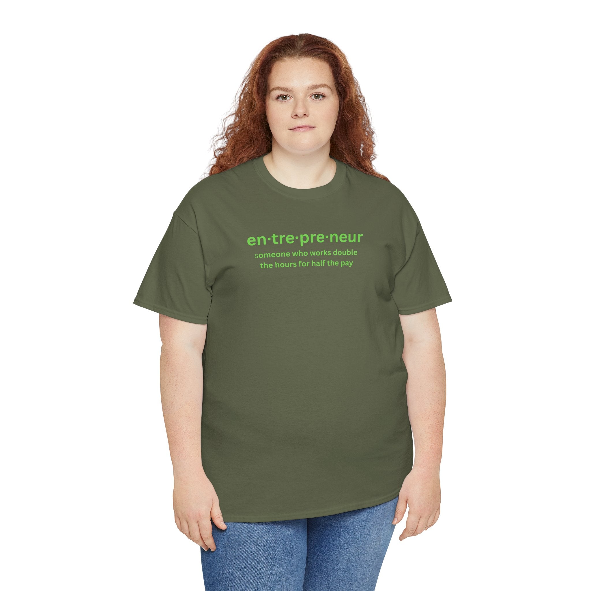Unisex Entrepreneur T-shirt - Motivational Cotton Shirt for Creatives, Stylish Gift for Graduations, Birthdays, Work Events, Casual Wear