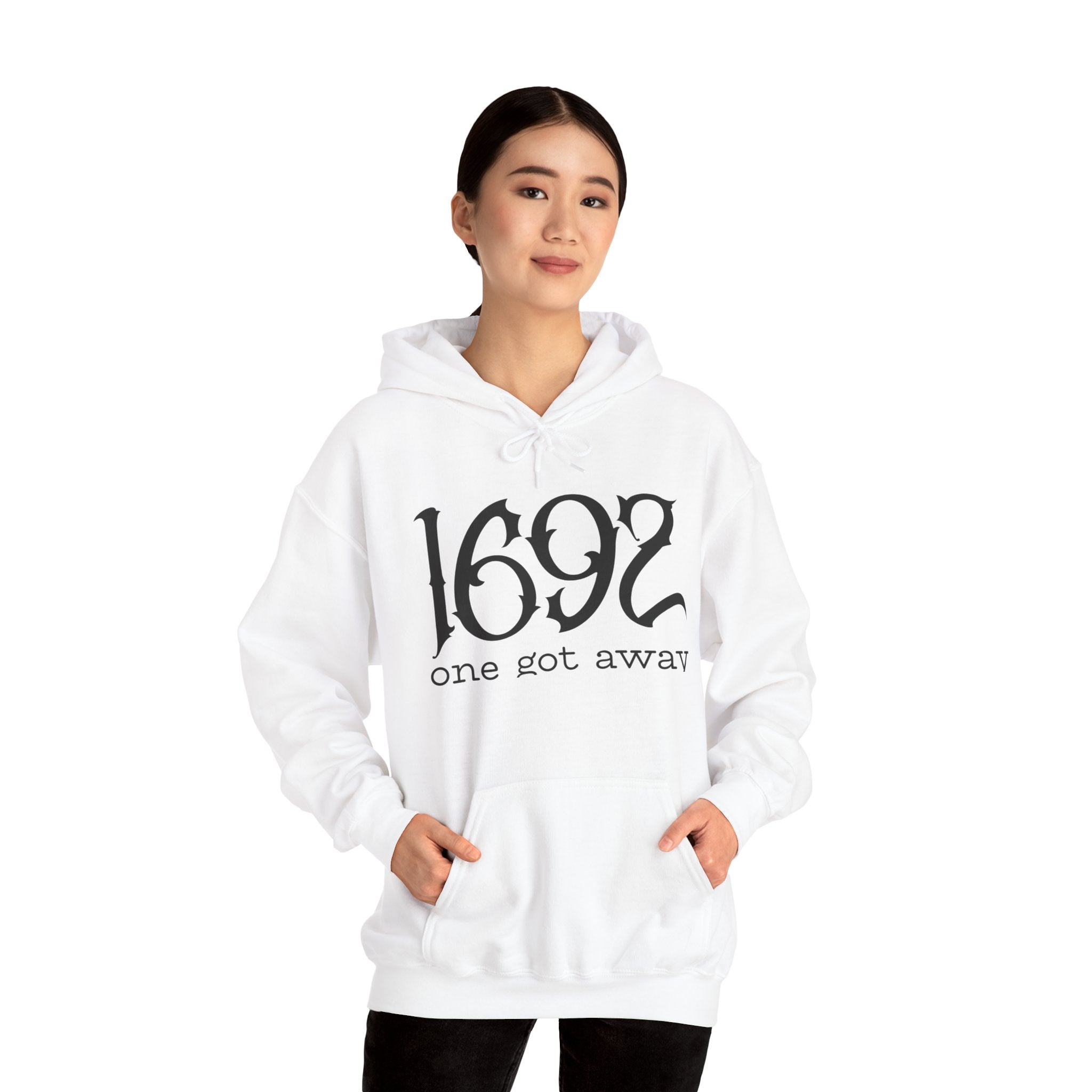 Witch Trials '1692 One Got Away' Design – Cozy Layer for Casual Outings, Gifts, Fall Fashion, Halloween