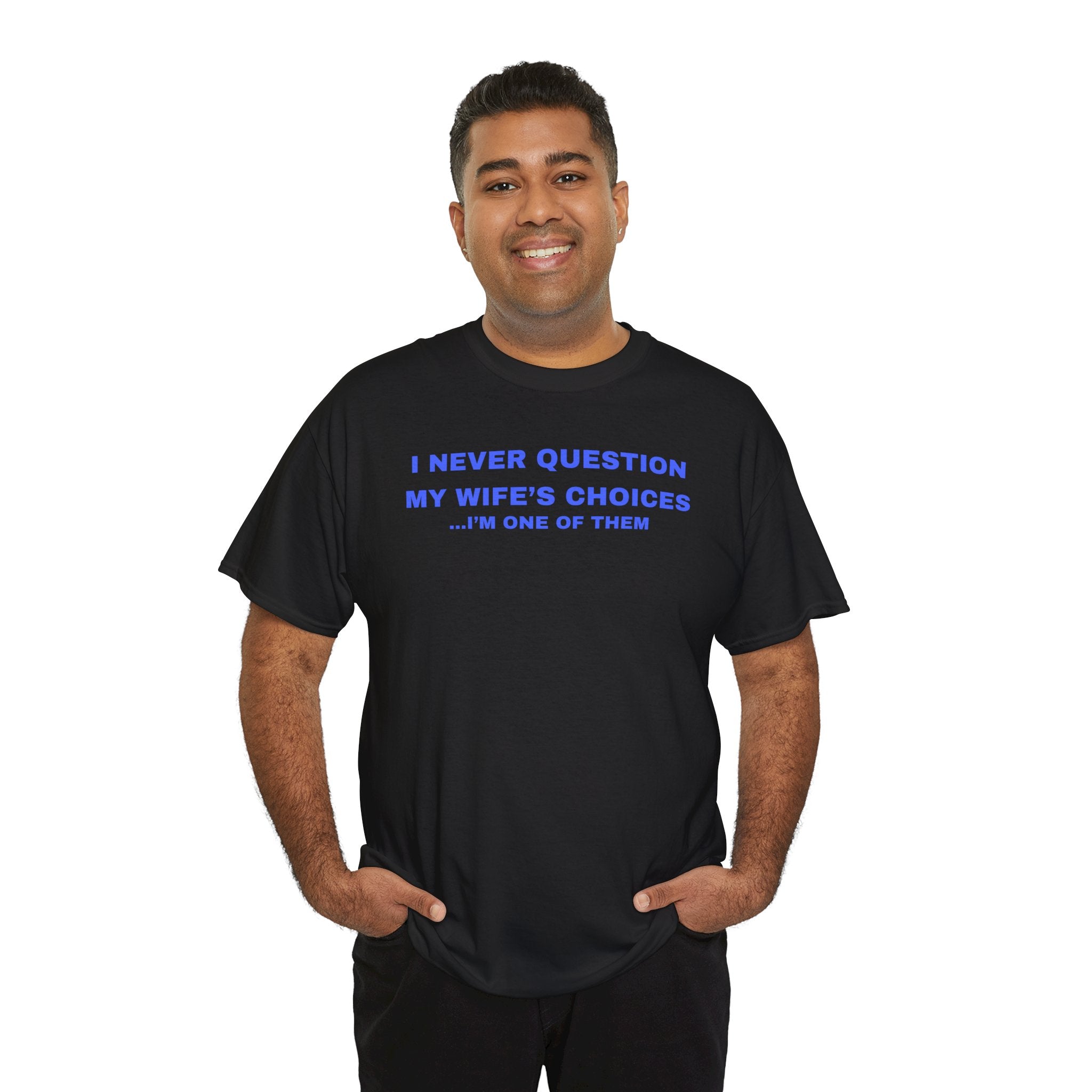 Humorous Unisex Cotton T-shirt - Perfect Gift for Couples, Giggles, Casual Wear, Everyday Fun
