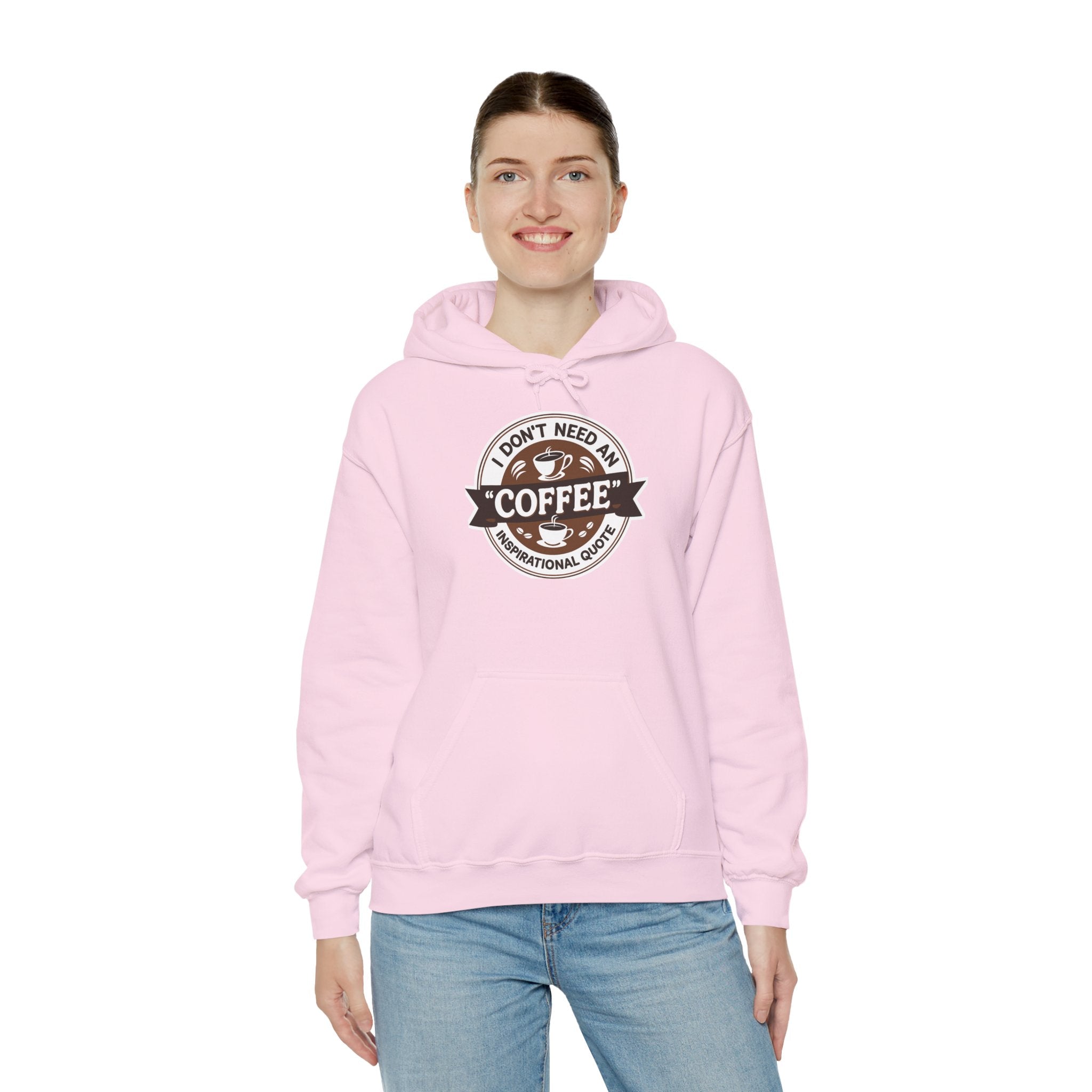 No Inspirational Quotes, just Coffee - Coffee Lovers Unisex Hoodie, Cozy Sweatshirt for Coffee Enthusiasts, Gift for Birthdays, Relaxed Vibe, Perfect for Chill Days