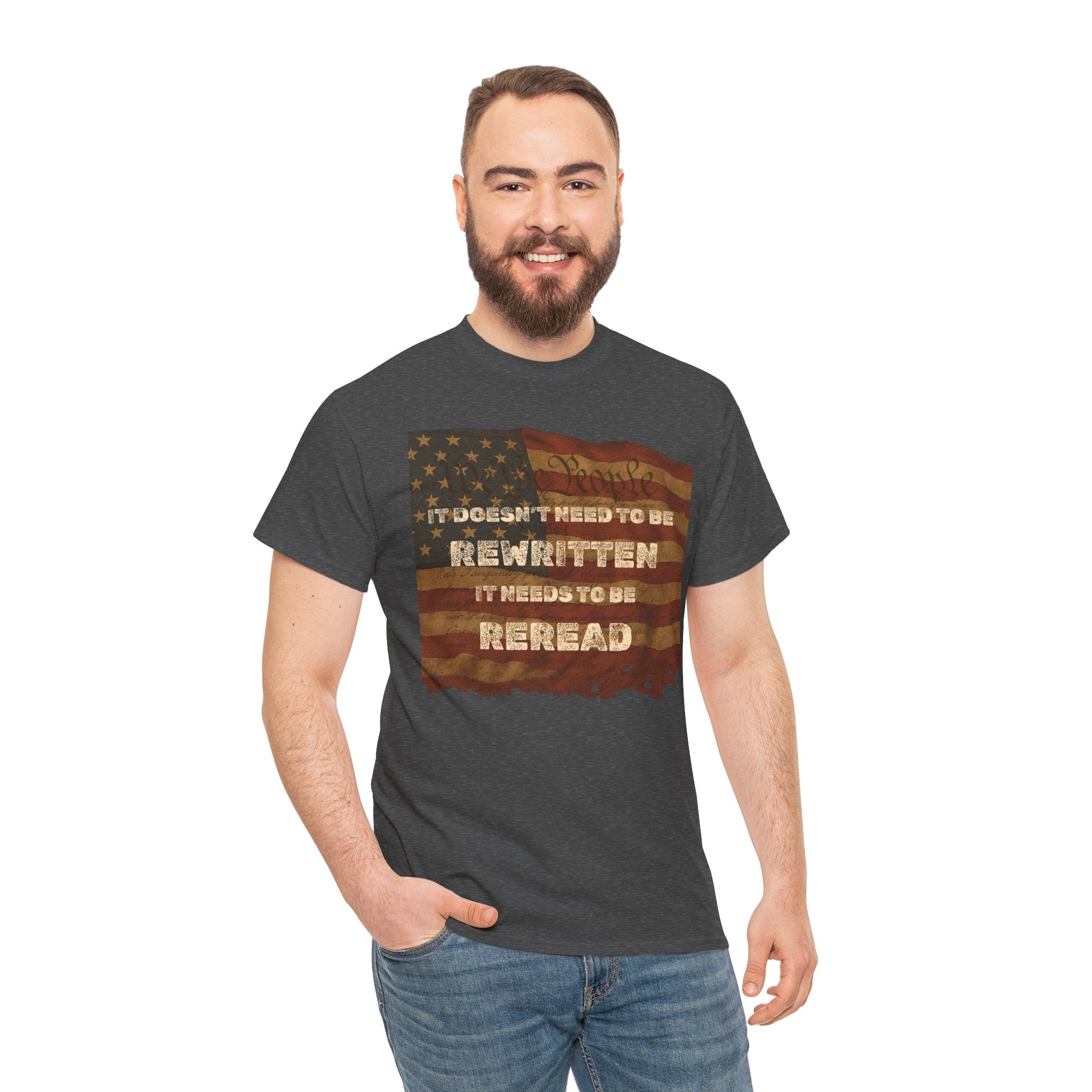 Patriotic Unisex Cotton Tee | Inspirational T-Shirt for Everyday Wear, Gifts, and Celebrations