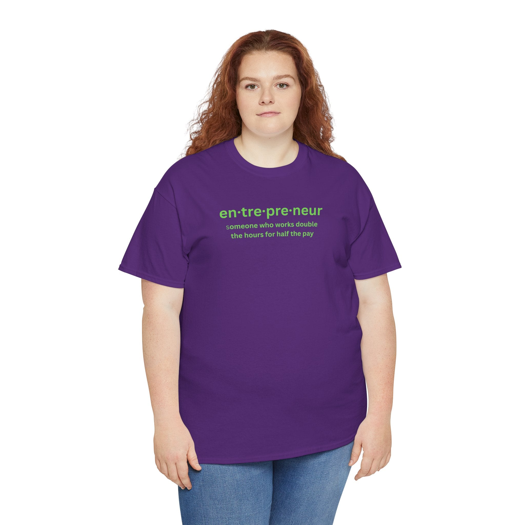 Unisex Entrepreneur T-shirt - Motivational Cotton Shirt for Creatives, Stylish Gift for Graduations, Birthdays, Work Events, Casual Wear