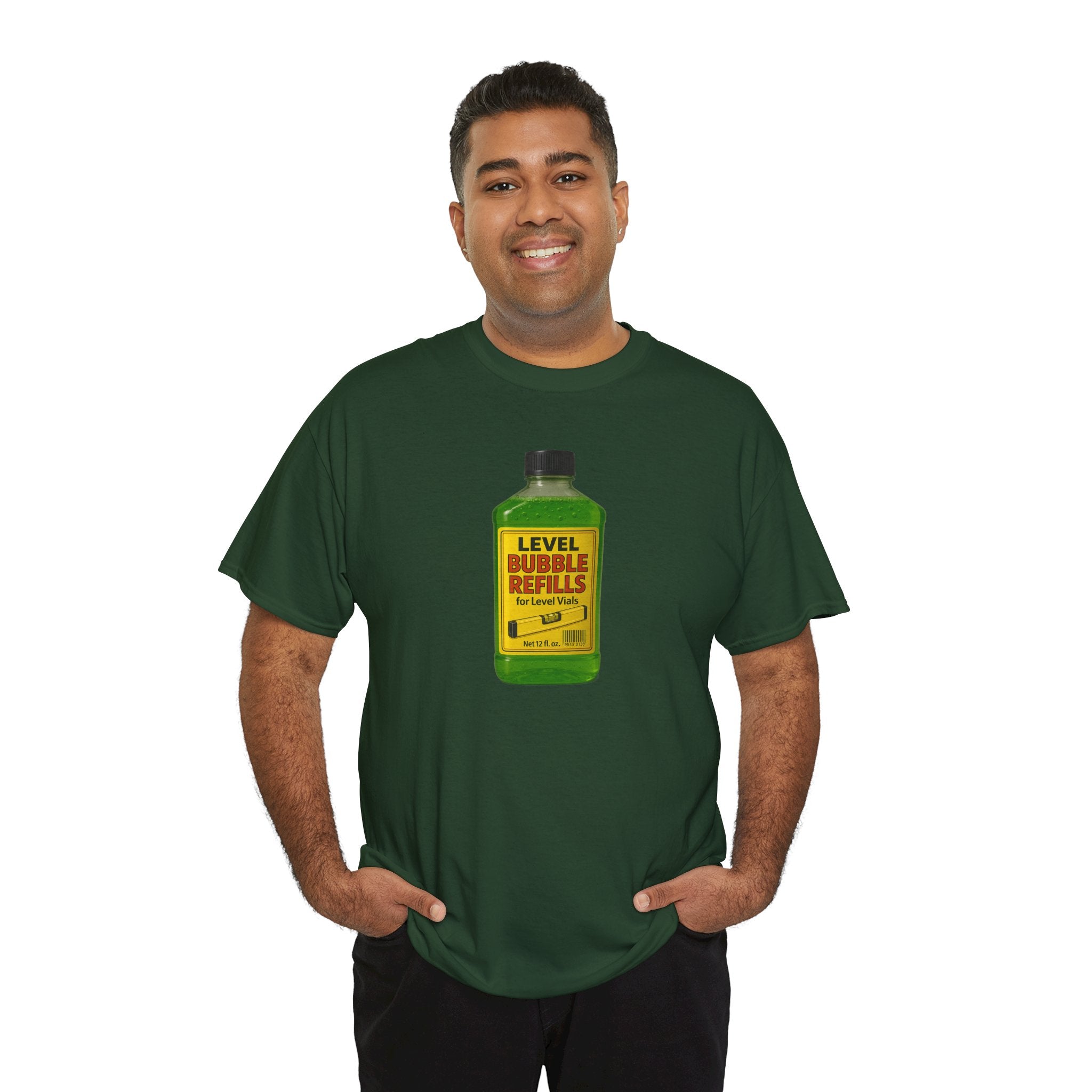 Level Bubbles Refill Gag T-shirt, Fun T-Shirt for Bubble Lovers,  Car Lovers, or just lovers. Casual Wear, Gift for Kids and Adults, Birthday, Summer Fun