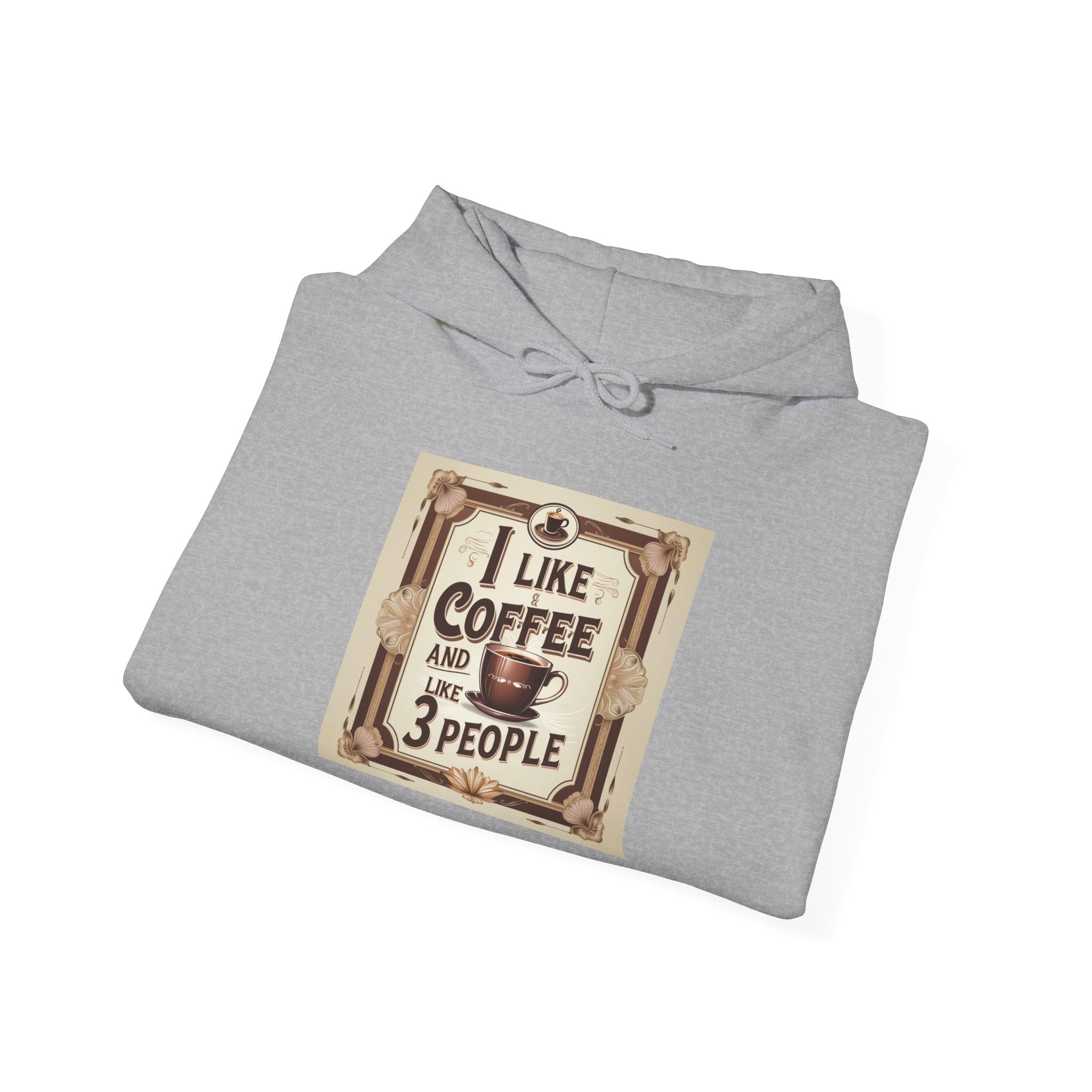 Coffee Lovers Unisex Hoodie, Funny Sweatshirt, Gift for Coffee Addicts, Cozy Casual Wear, Cute Hoodie for Friends