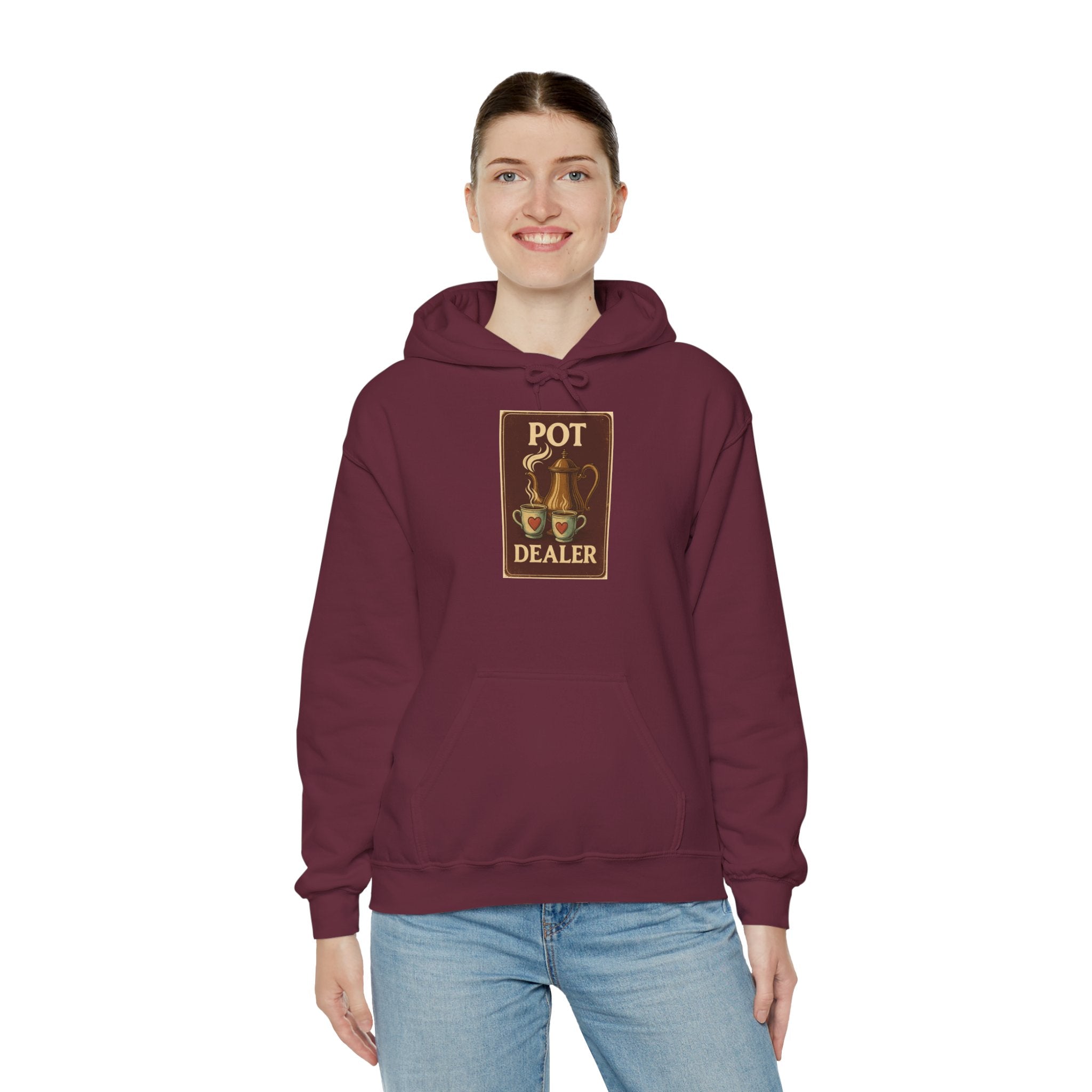 Pot Dealer Hoodie, Funny Gift, Unisex Sweatshirt Hoodie , Cozy Casual Wear, Perfect for Coffee Lovers