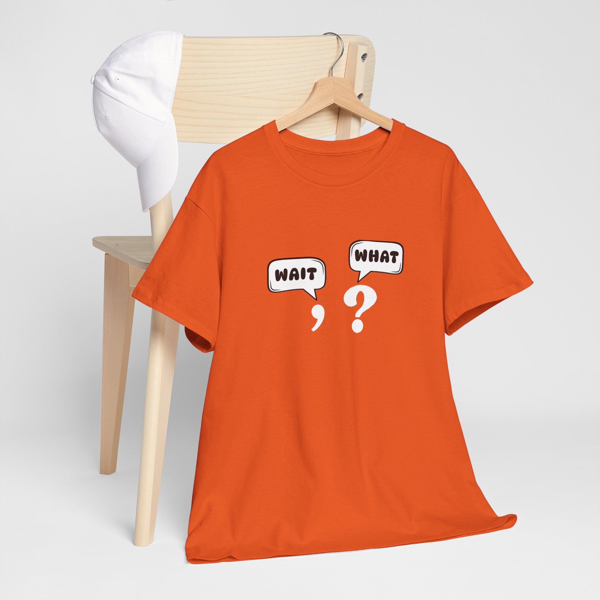 Unisex Tee with Whimsical Quote | Funny Cotton T-shirt for Casual Outings, Gift for Friends, Teachers, Nerds, Grammar, Birthday Present, Everyday Wear