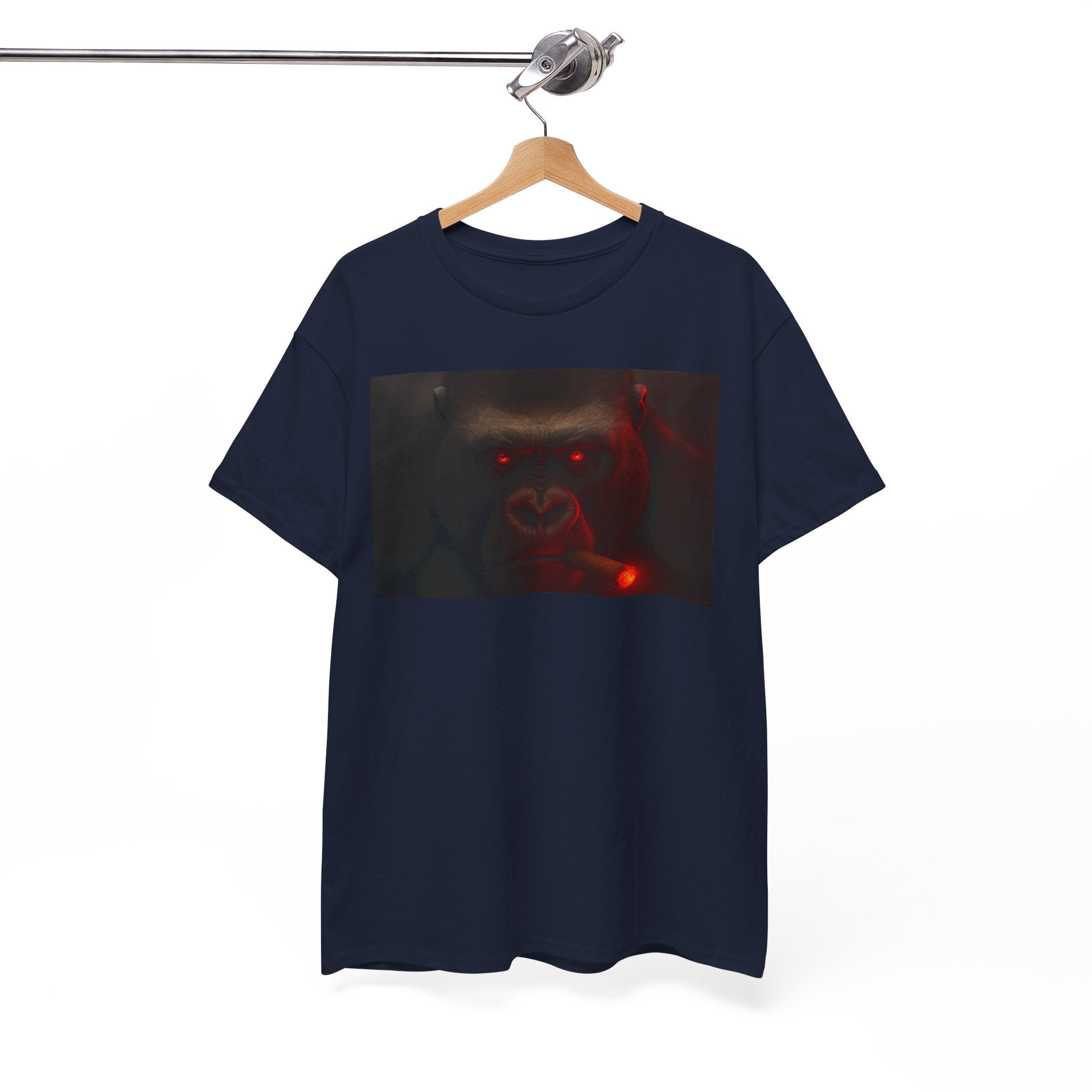 Beast Mode Gorilla - Unisex Heavy Cotton Shirt, Spooky Halloween Gift, Graphic T-Shirt, Casual Wear, Unique Design