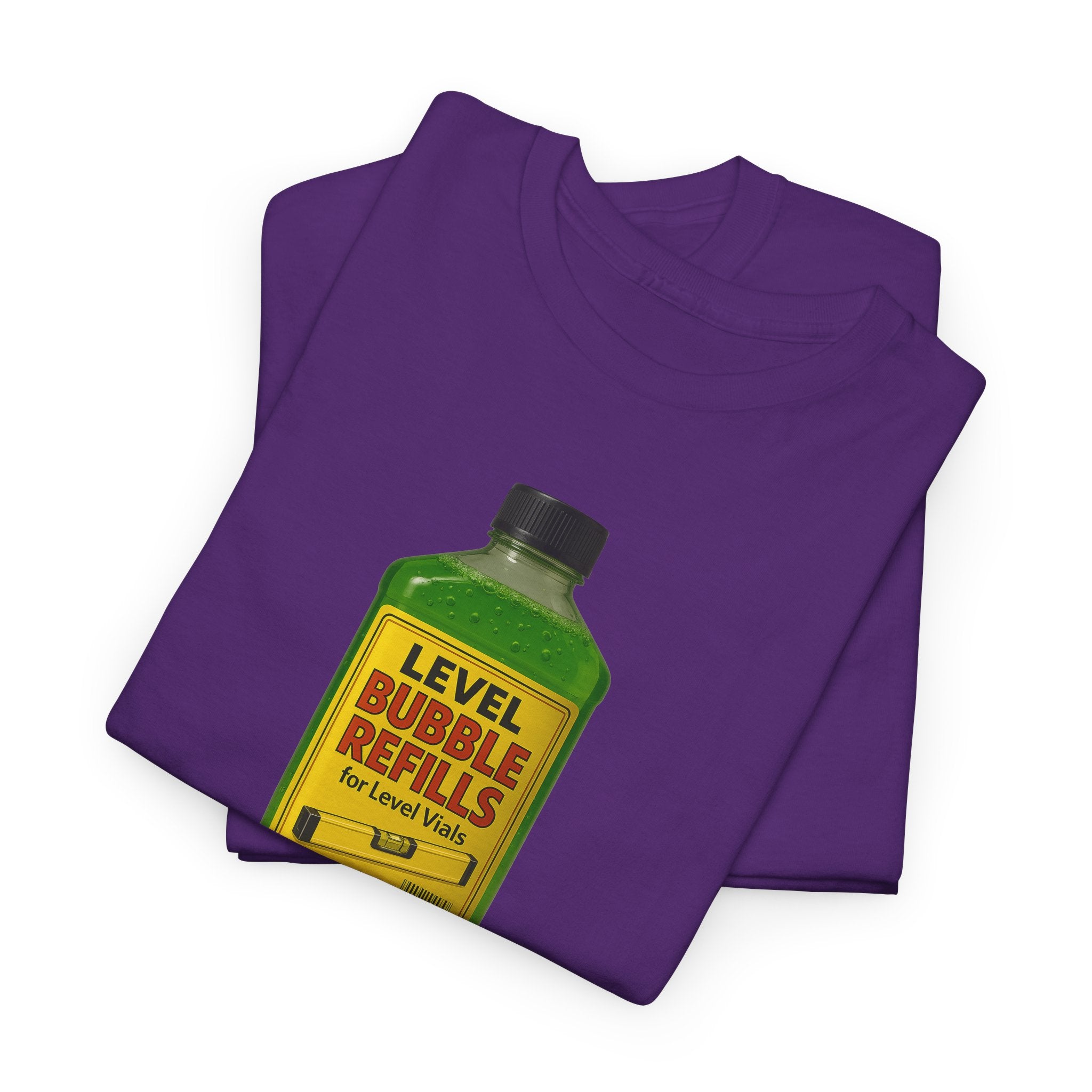 Level Bubbles Refill Gag T-shirt, Fun T-Shirt for Bubble Lovers,  Car Lovers, or just lovers. Casual Wear, Gift for Kids and Adults, Birthday, Summer Fun