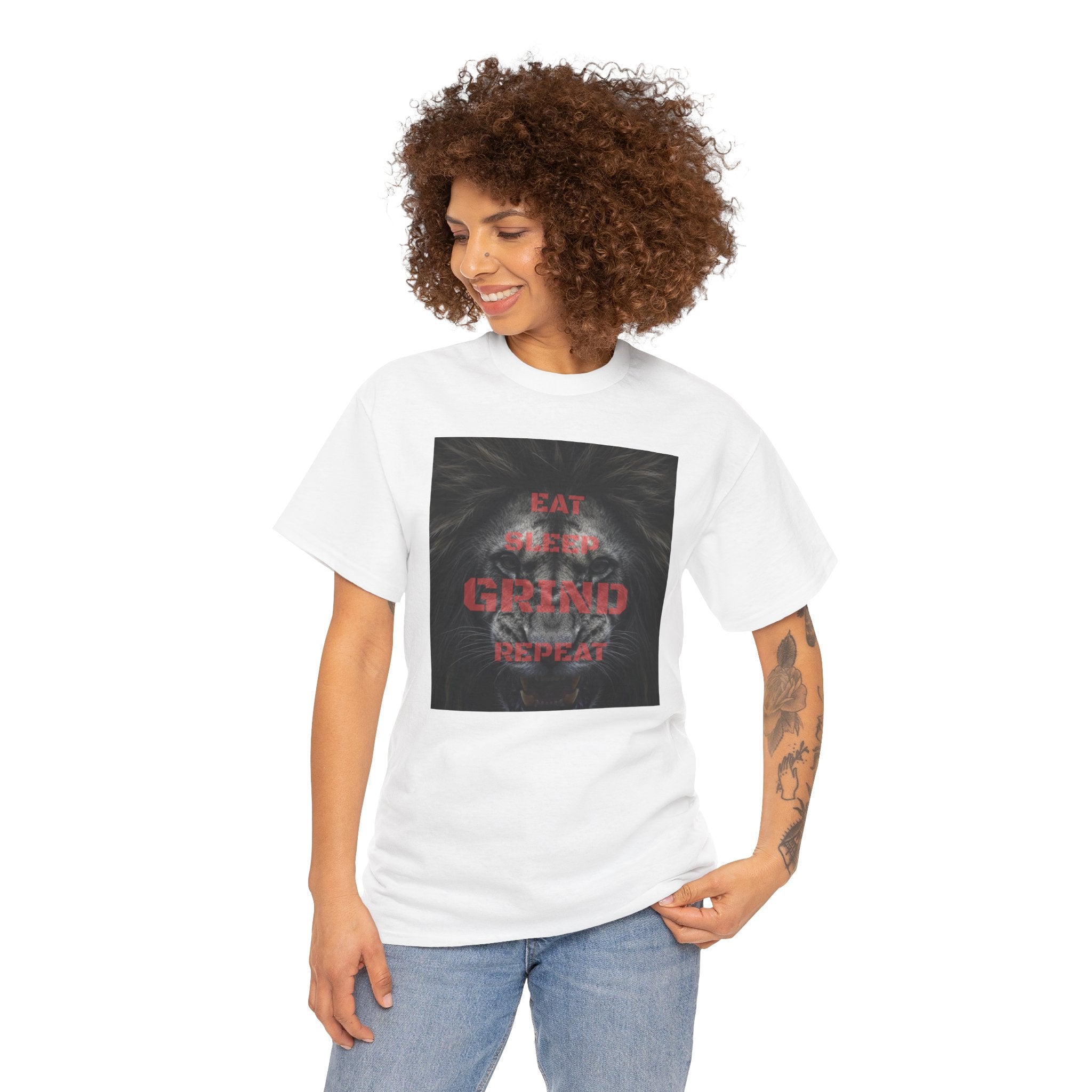 Eat, Sleep, Grind, Repeat Motivational Unisex T-shirt -  Streetwear, Gift for Fitness Lovers, Entrepreneur's, Casual Wear, Motivation Shirt