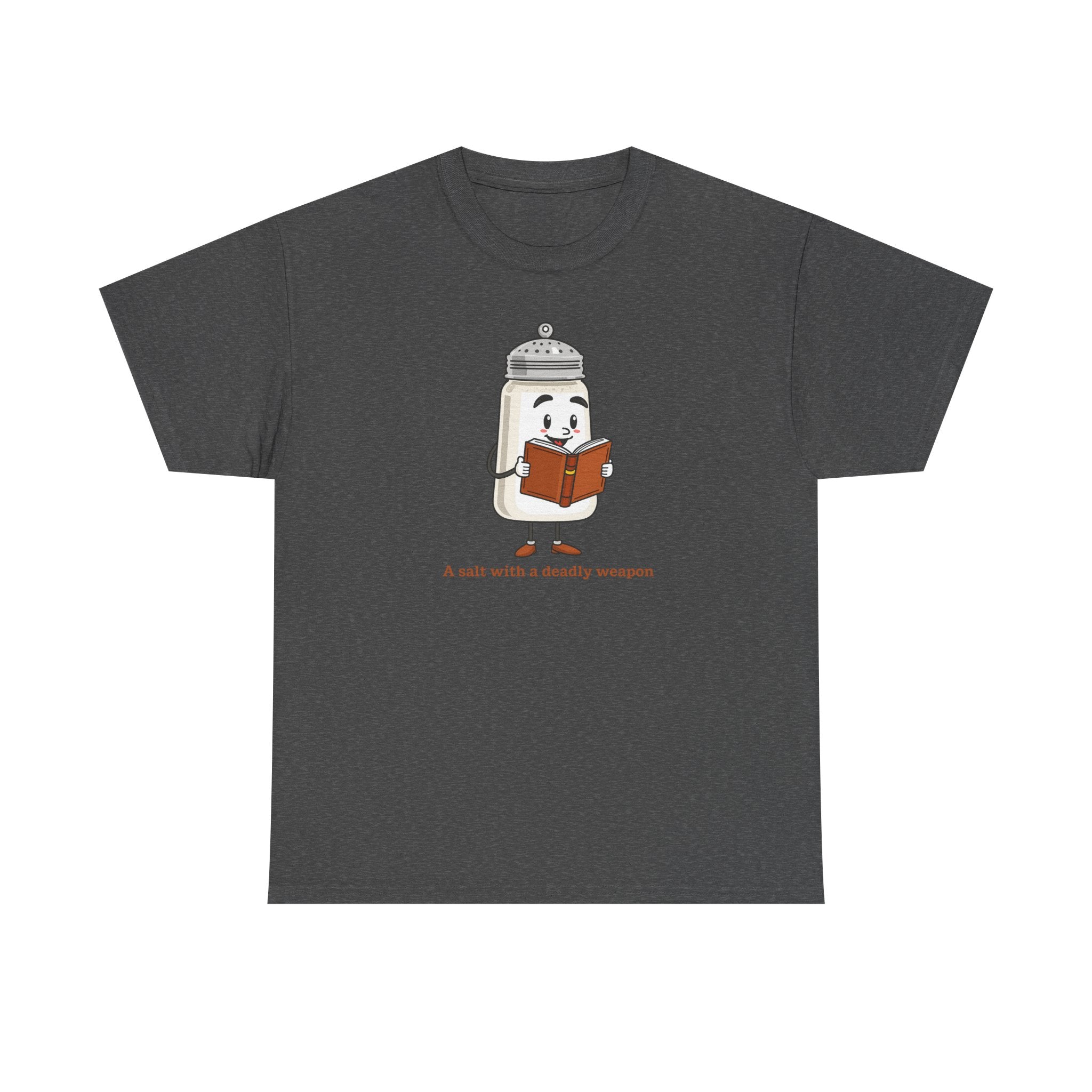 Graphic T-Shirt for Book Nerds - Salt with a Deadly Weapon Design