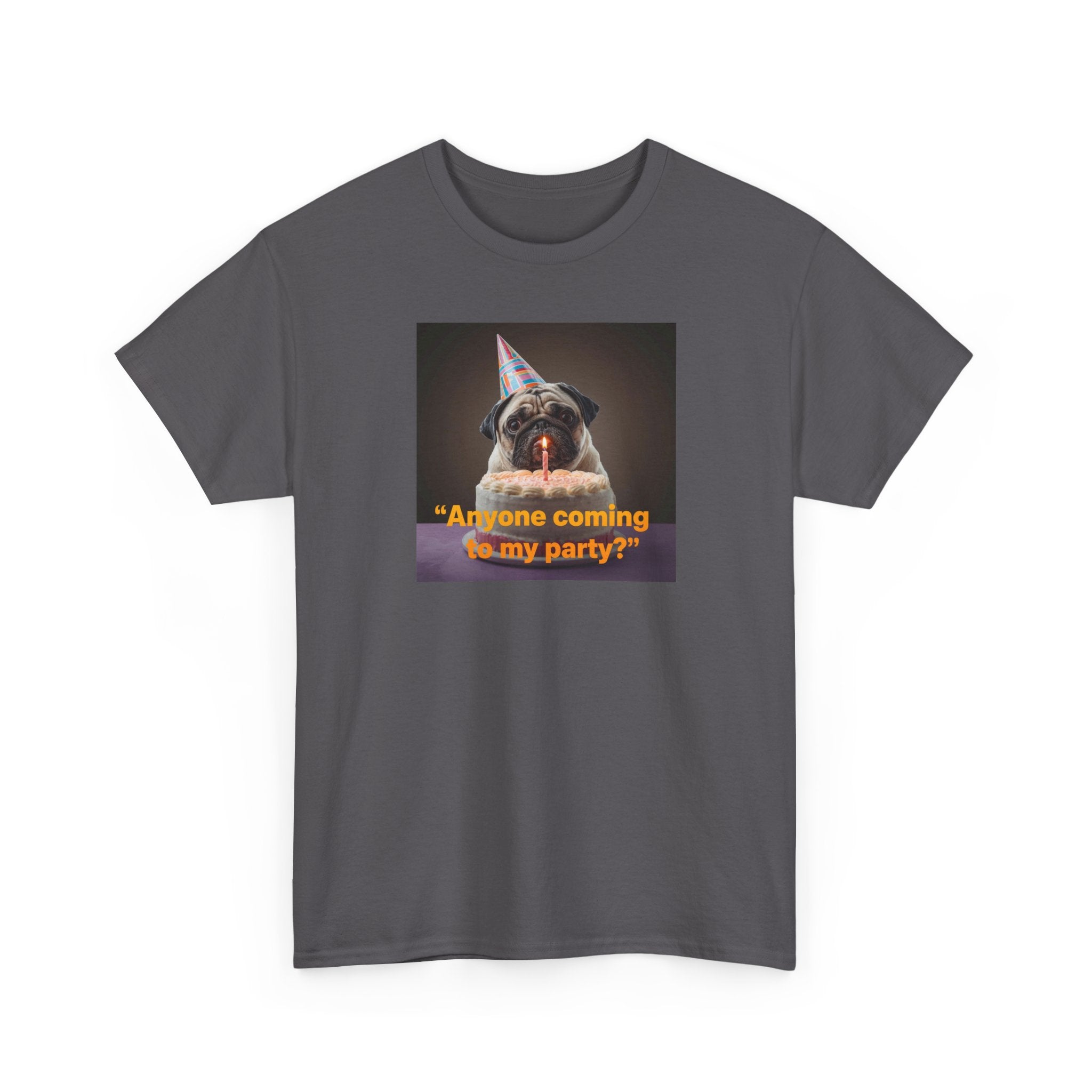 Unisex Birthday Party T-shirt– Fun Cotton T-Shirt for Pet Lovers, Birthday Gift, Casual Wear, Party Attire, Dog Lovers Tee