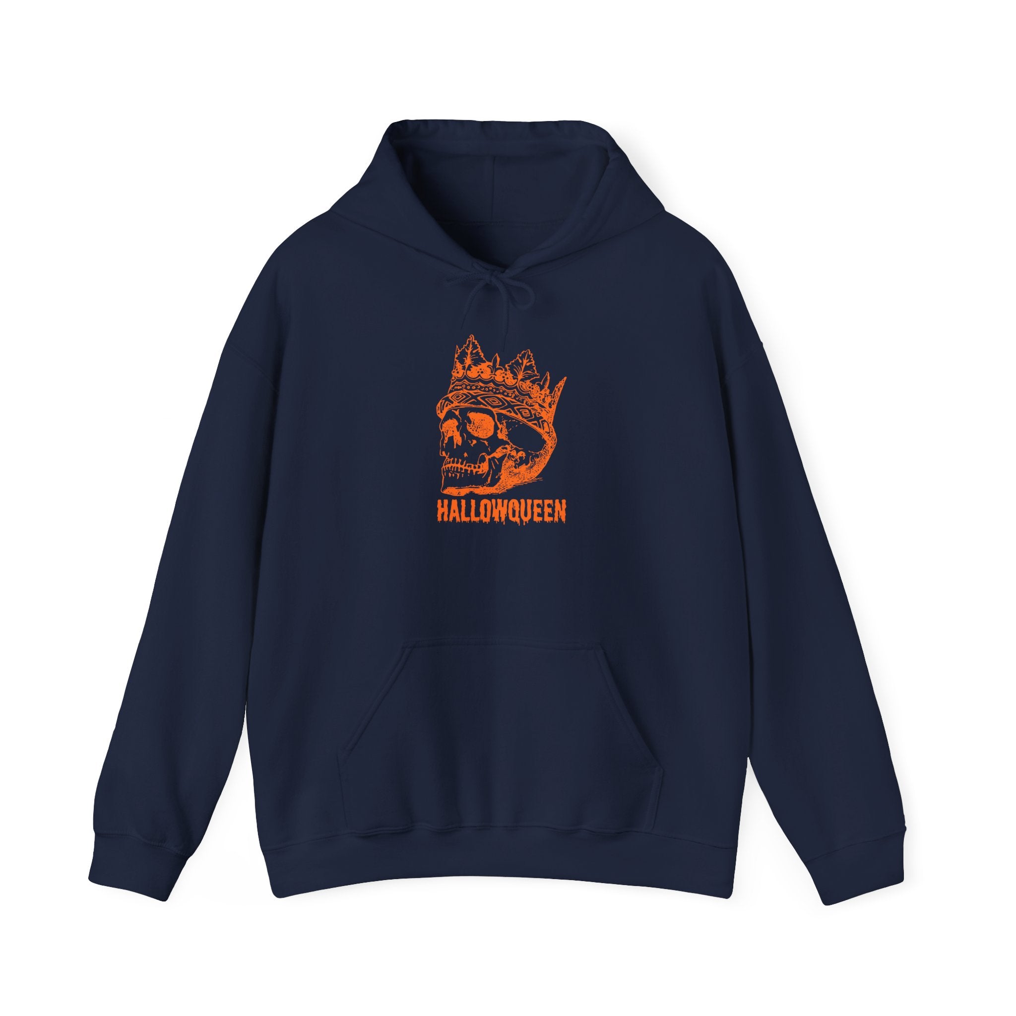 Unisex Skull Hoodie, HALLOWQUEEN Sweatshirt for Halloween, Cozy Winter Wear, Halloween Costume, Gift Idea for Her