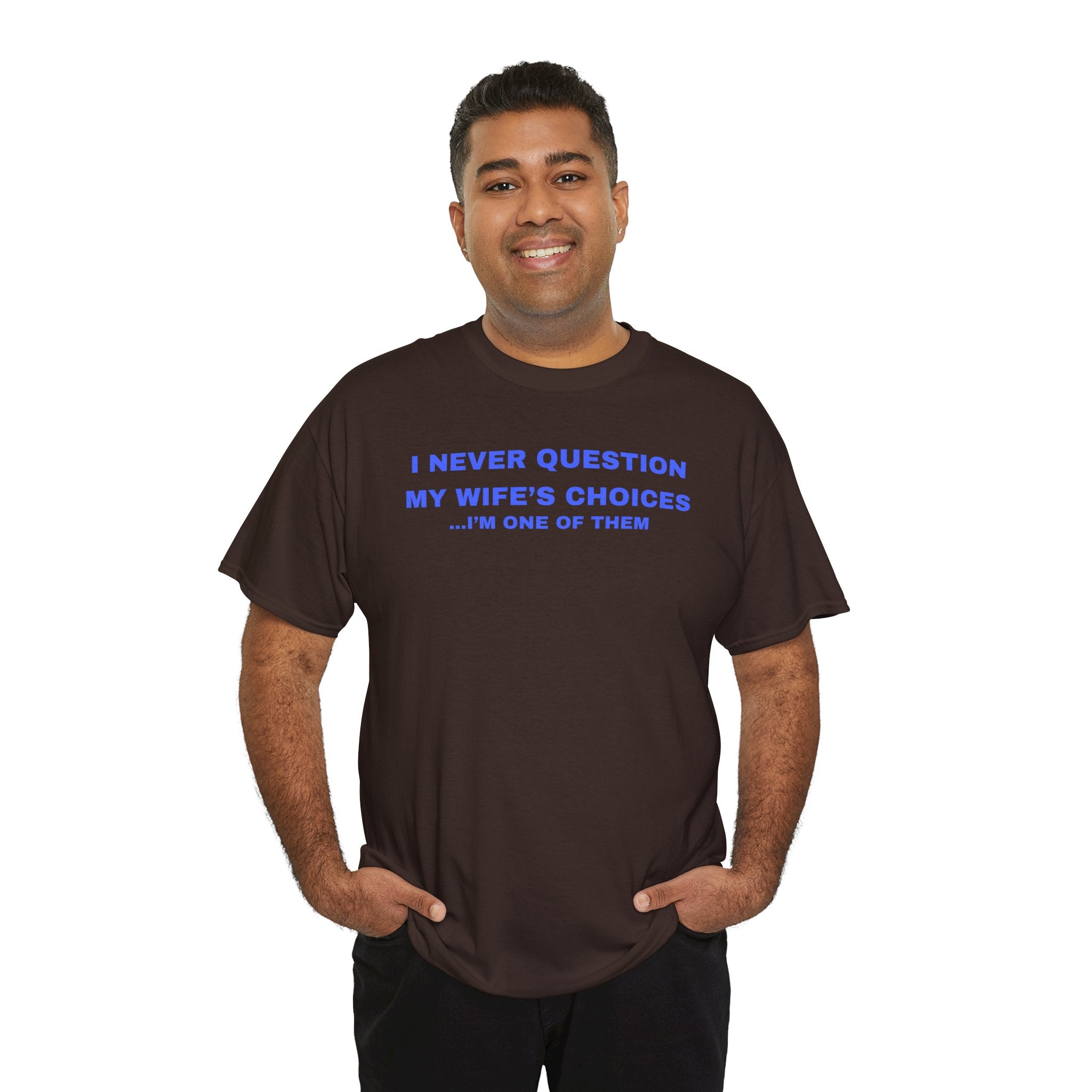 Humorous Unisex Cotton T-shirt - Perfect Gift for Couples, Giggles, Casual Wear, Everyday Fun
